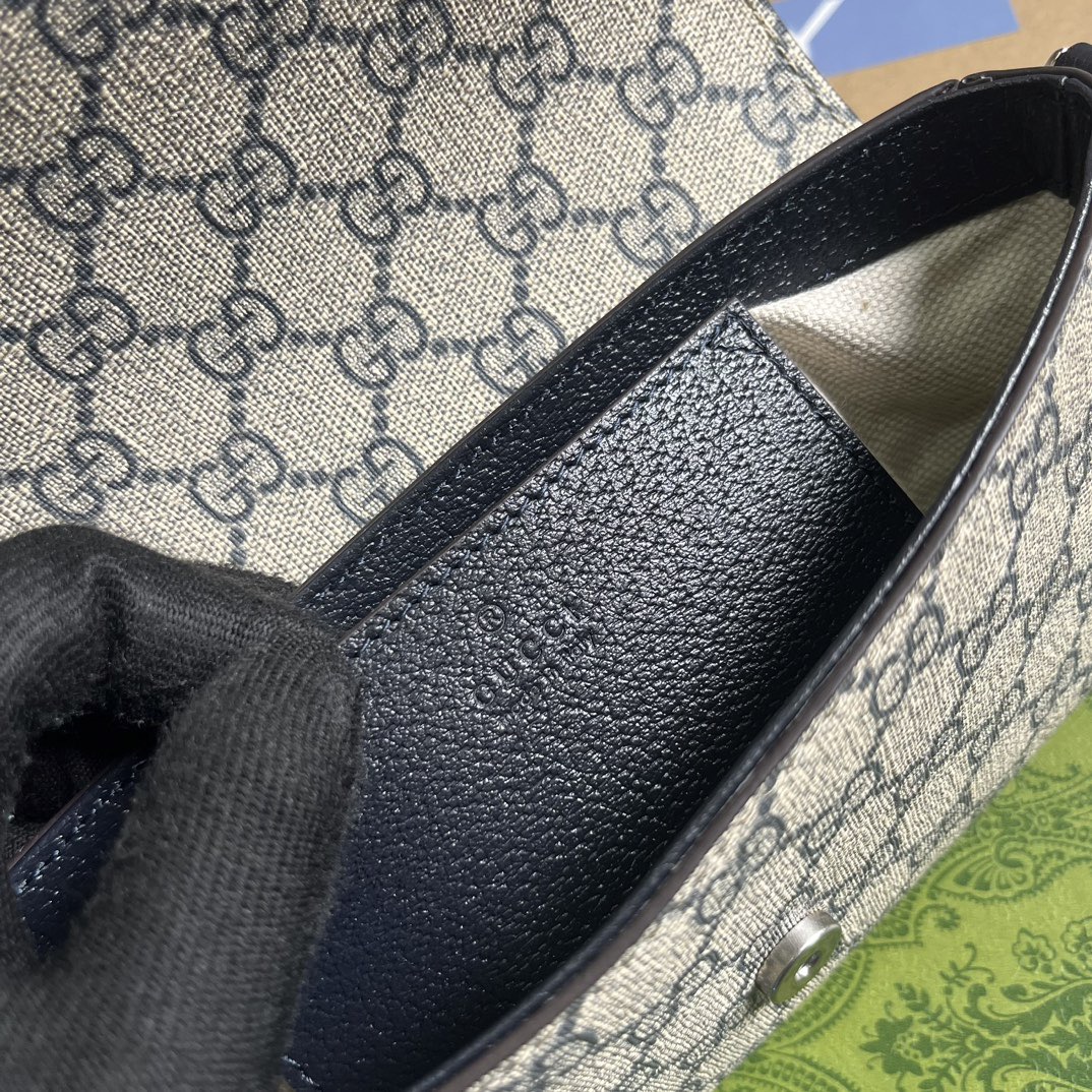 Gucci Ophidia Shoulder Bags 13*22*4cm