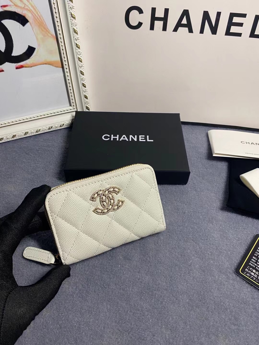 Chanel Card Holder Size 11*7*2cm