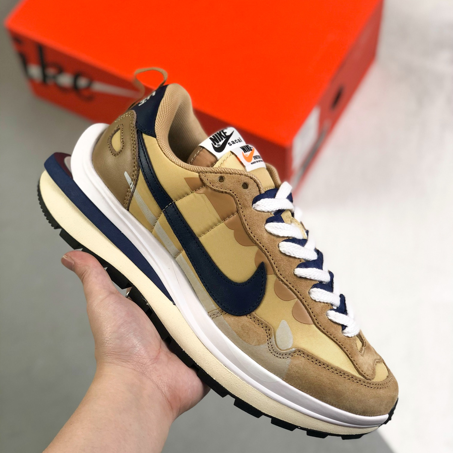 Nike x Sacai LDV Waffle Sneakers Shoes Black Mens/Women 36 - 46