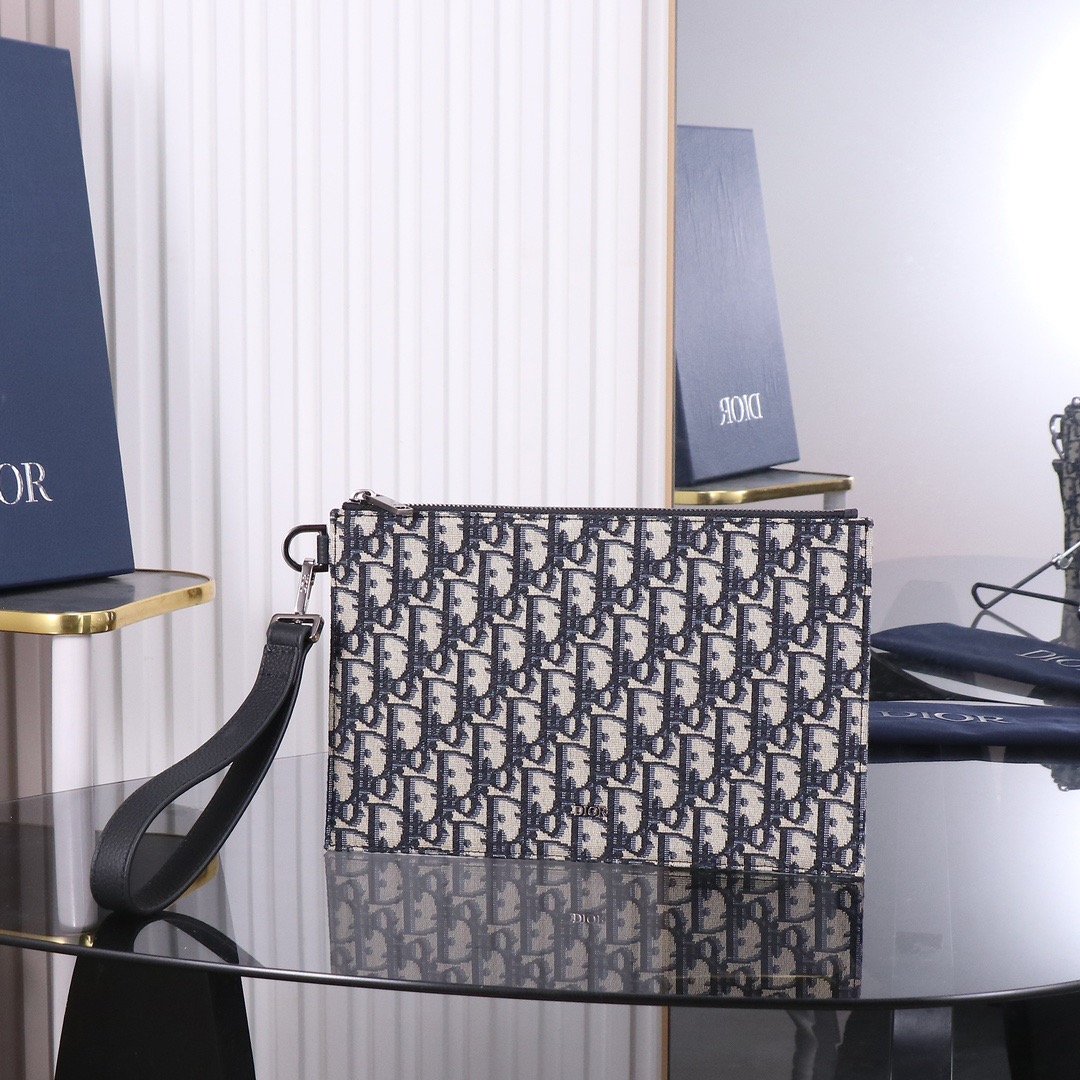 Dior Oblique Clutch Bags Size 26.5*17.5cm