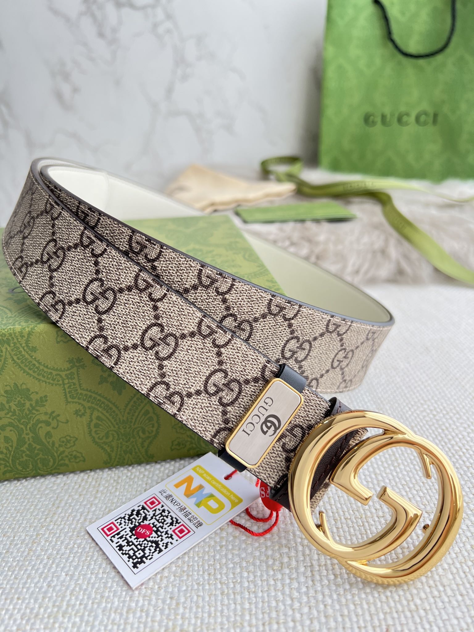 Gucci Men Belt Width 3.8cm