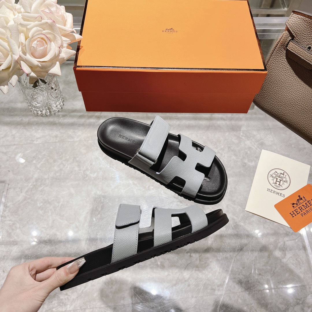 Hermes chypre Slippers Size 36-46