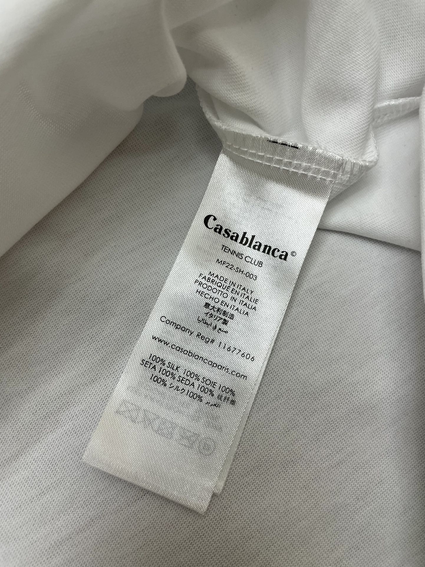 Casablanca T Shirt Size S-XL