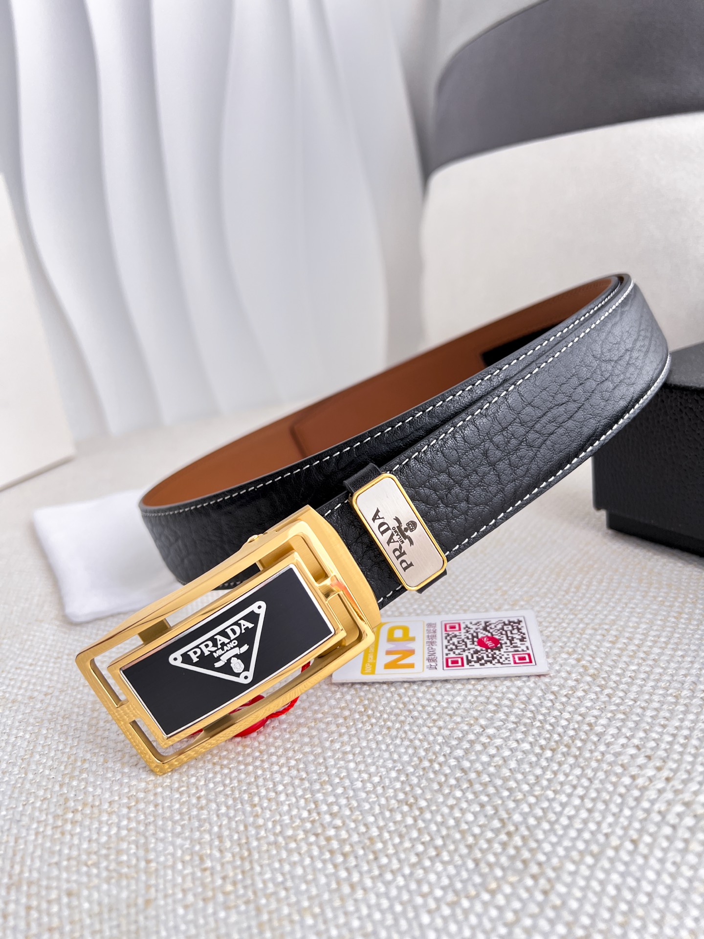Prada Men Belt Width 3.5cm