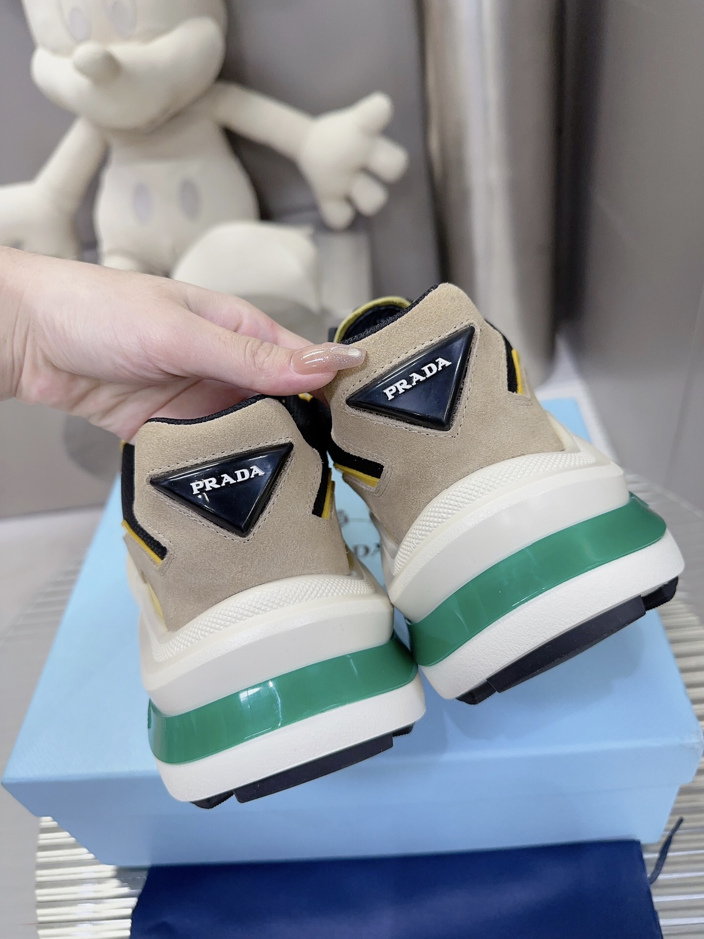 Prada 2024 New Systeme brushed leather dad Sneaker Size 36-45