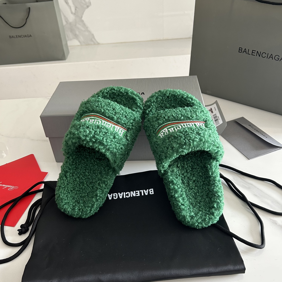Balenciaga 23FW New Winter Slippers Size 35-41