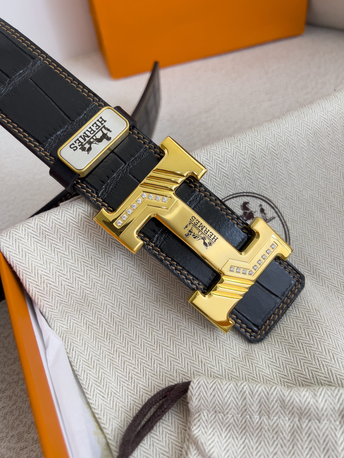 Hermes Men Belt Width 3.8cm