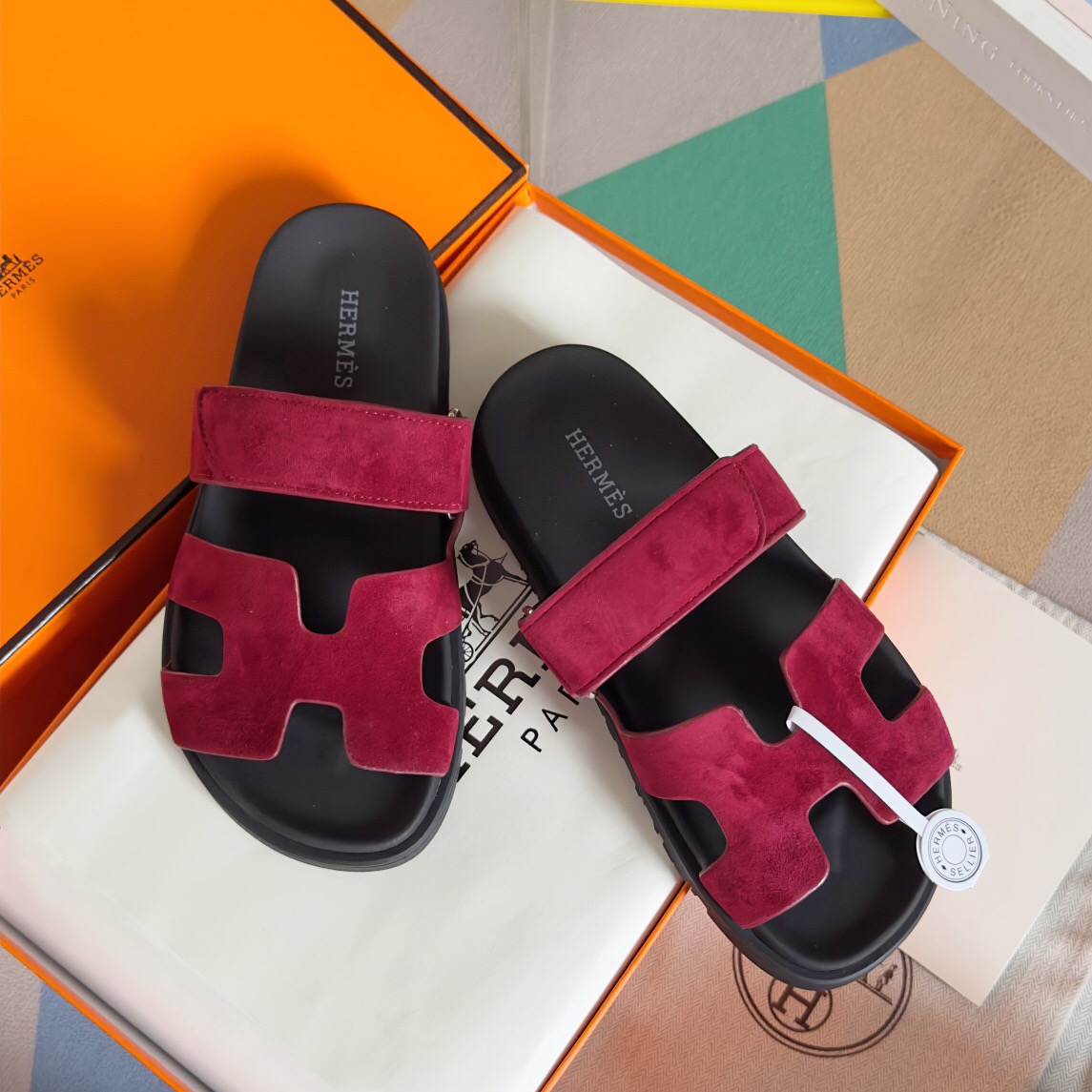 Hermes chypre Slippers Size 36-45