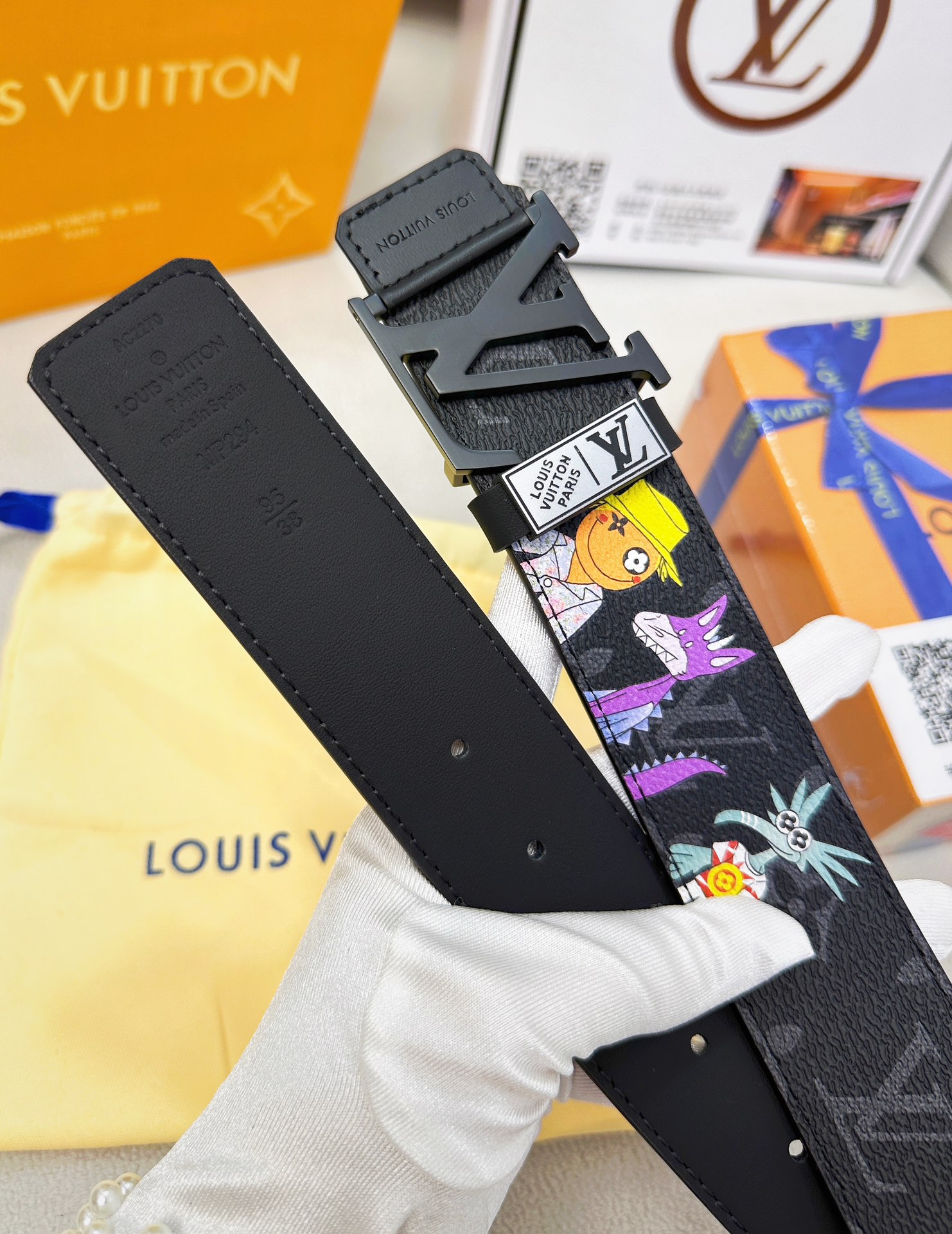 Louis Vuitton Men Belt Width 3.8cm