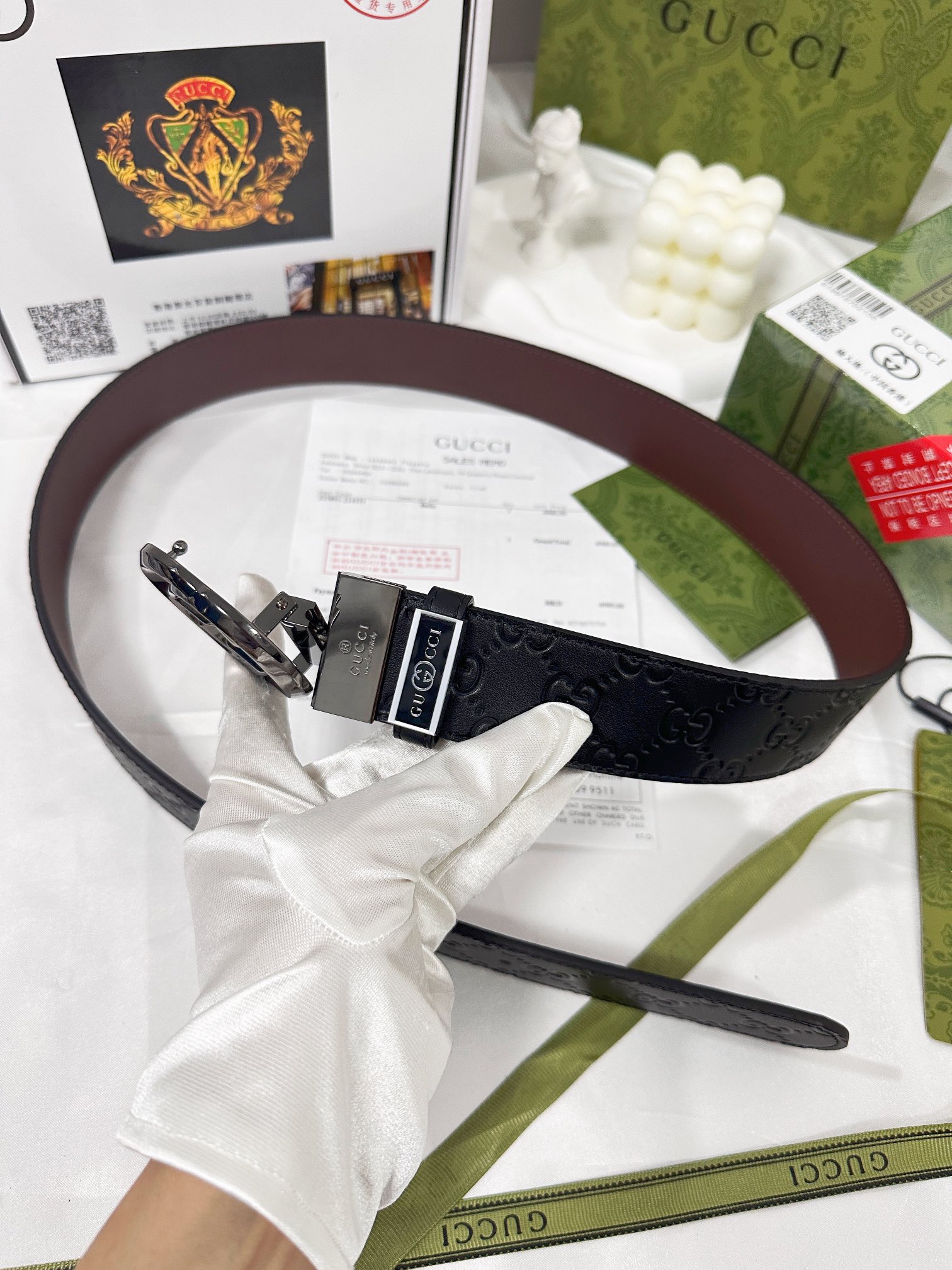 Gucci Men Belt Width 3.8cm