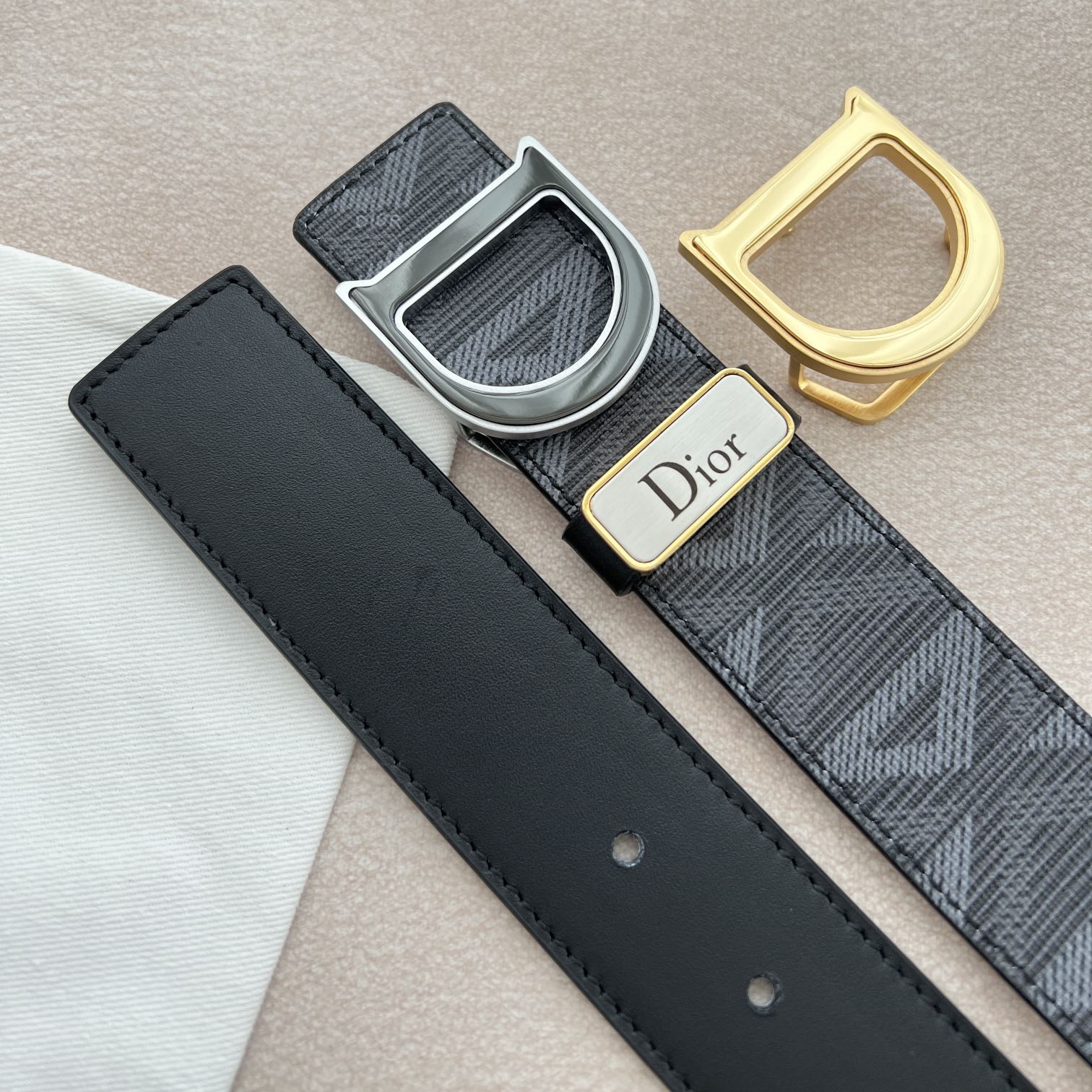 Dior Men Belt Width 3.5cm