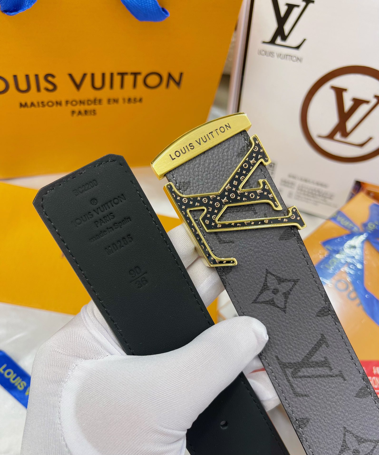 Louis Vuitton Men Belt Width 3.8cm