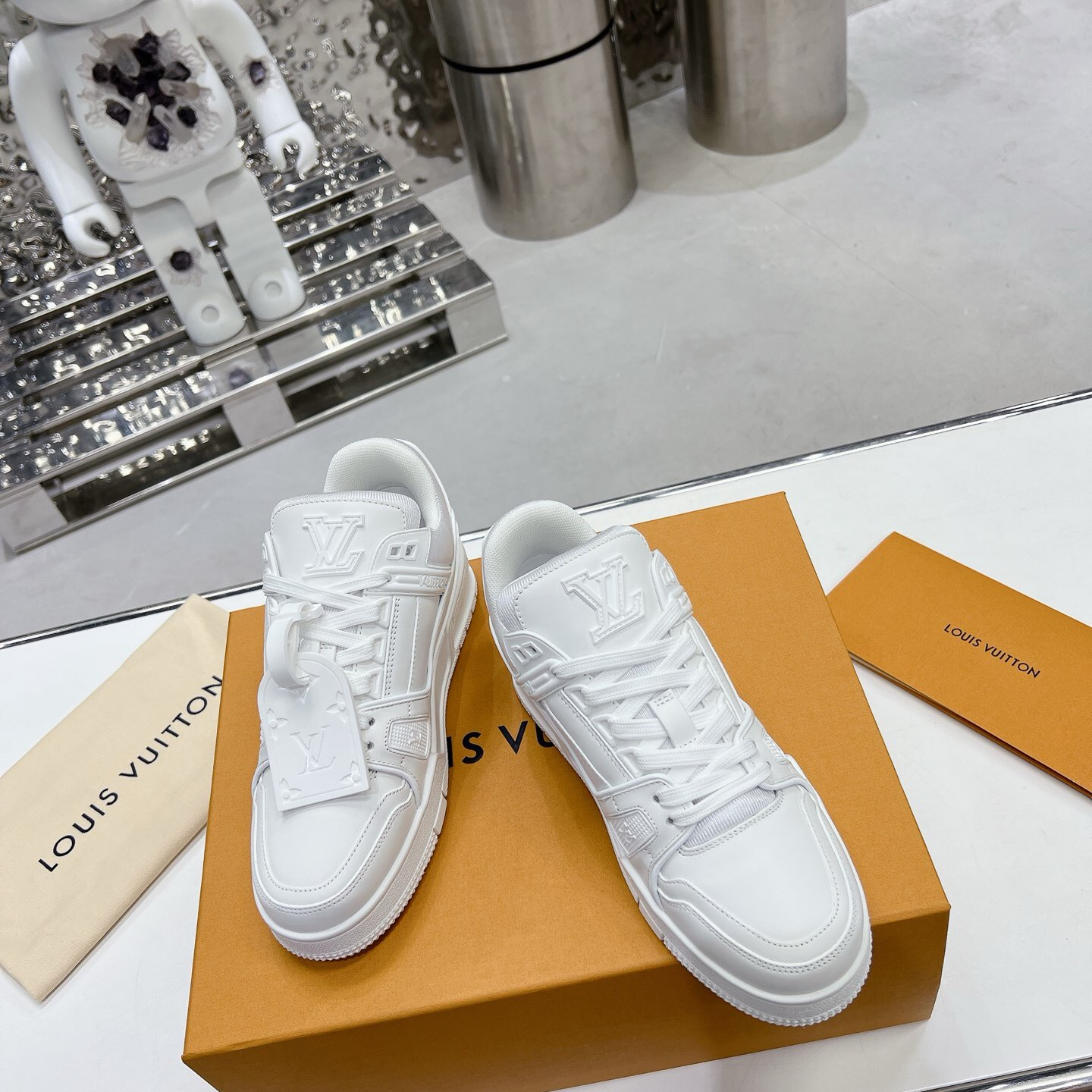 Louis Vuitton Trainer Sneaker White Size 36-46