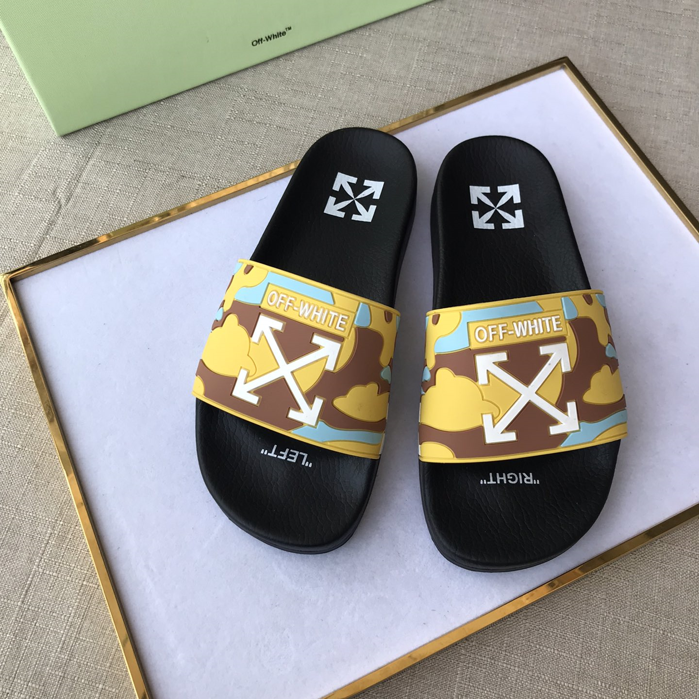 OFF White Mens Women Sandals Gr. 36-46