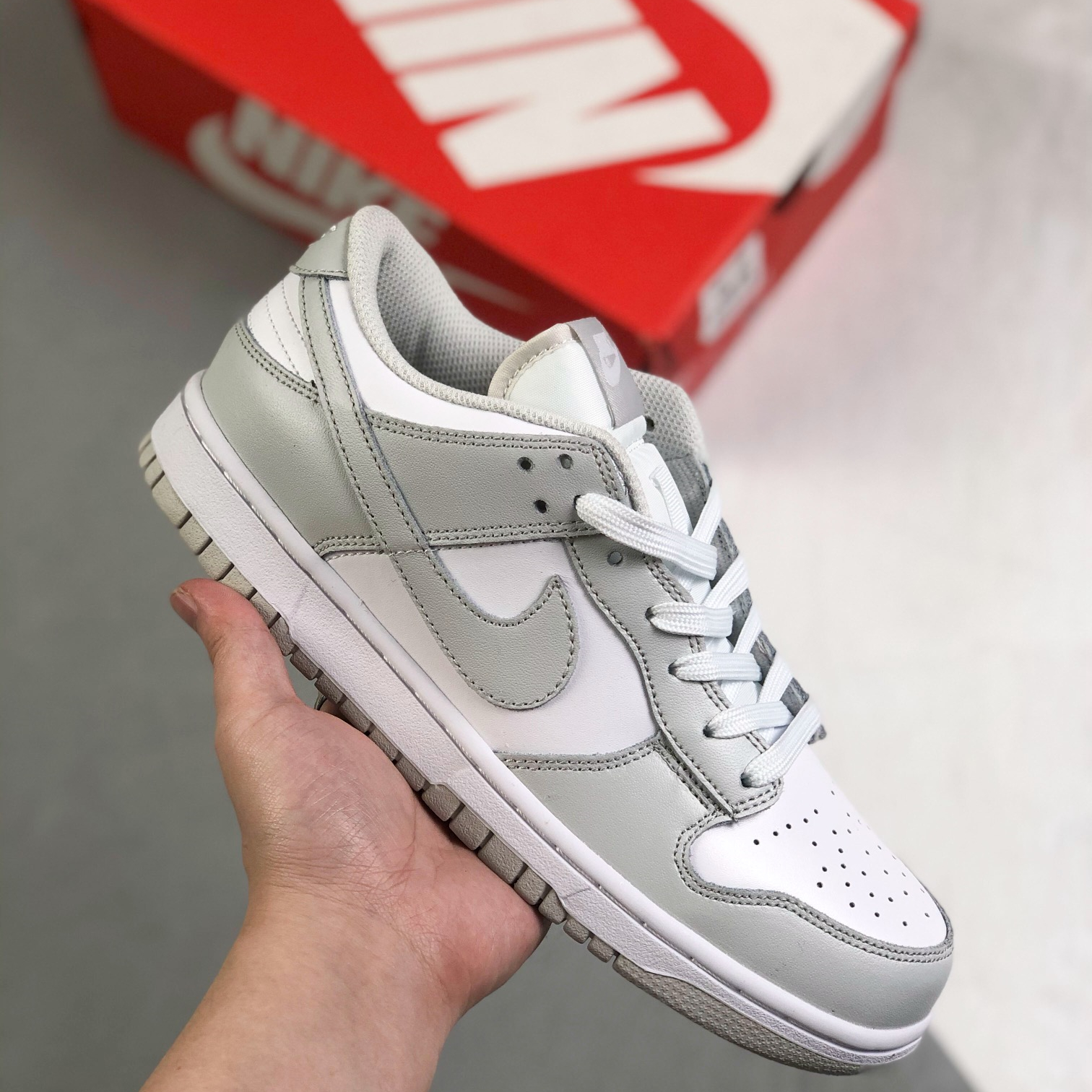 Nike SB Dunk Low Top Mens/Women Sneakers Shoes White Grey 36 - 46