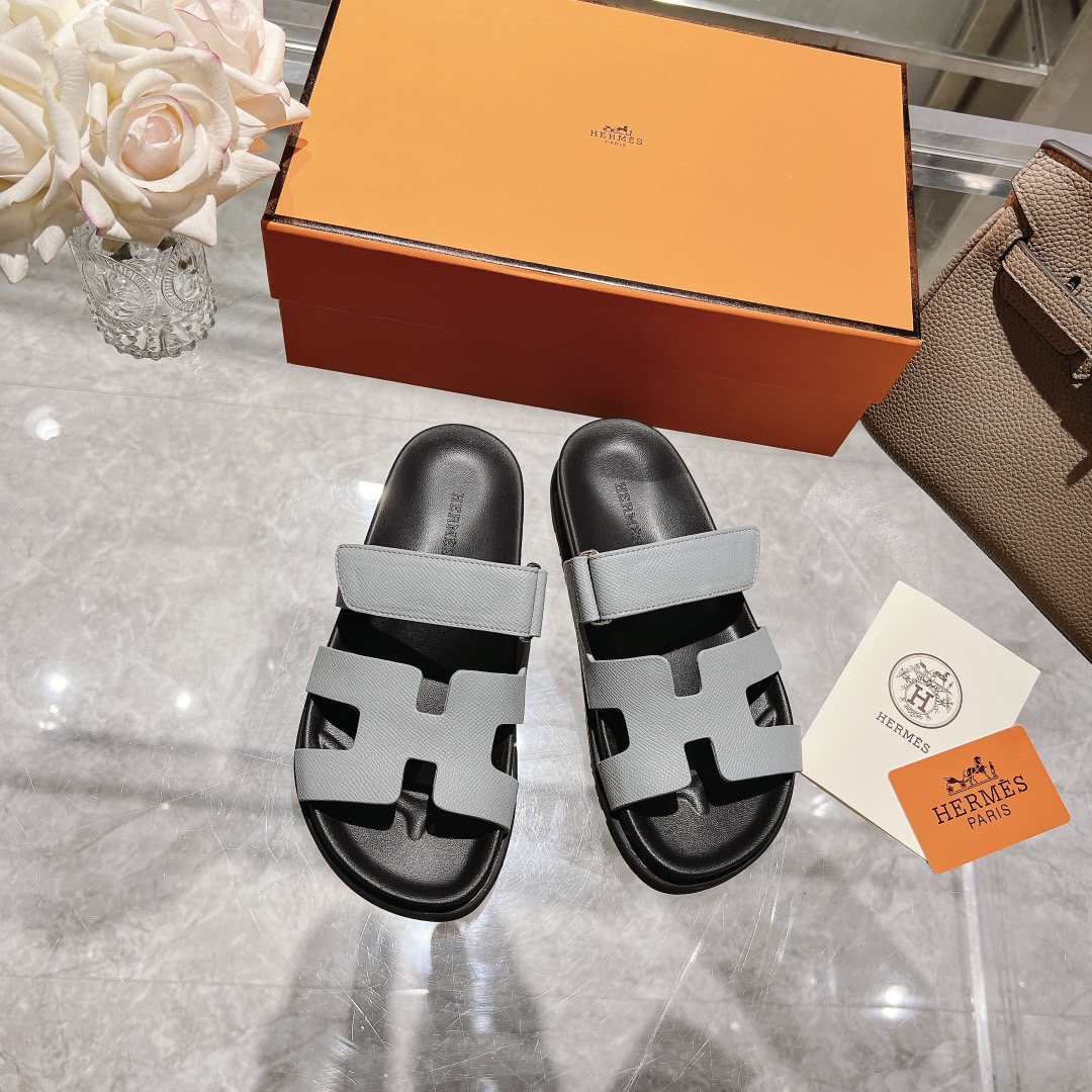 Hermes chypre Slippers Size 36-46