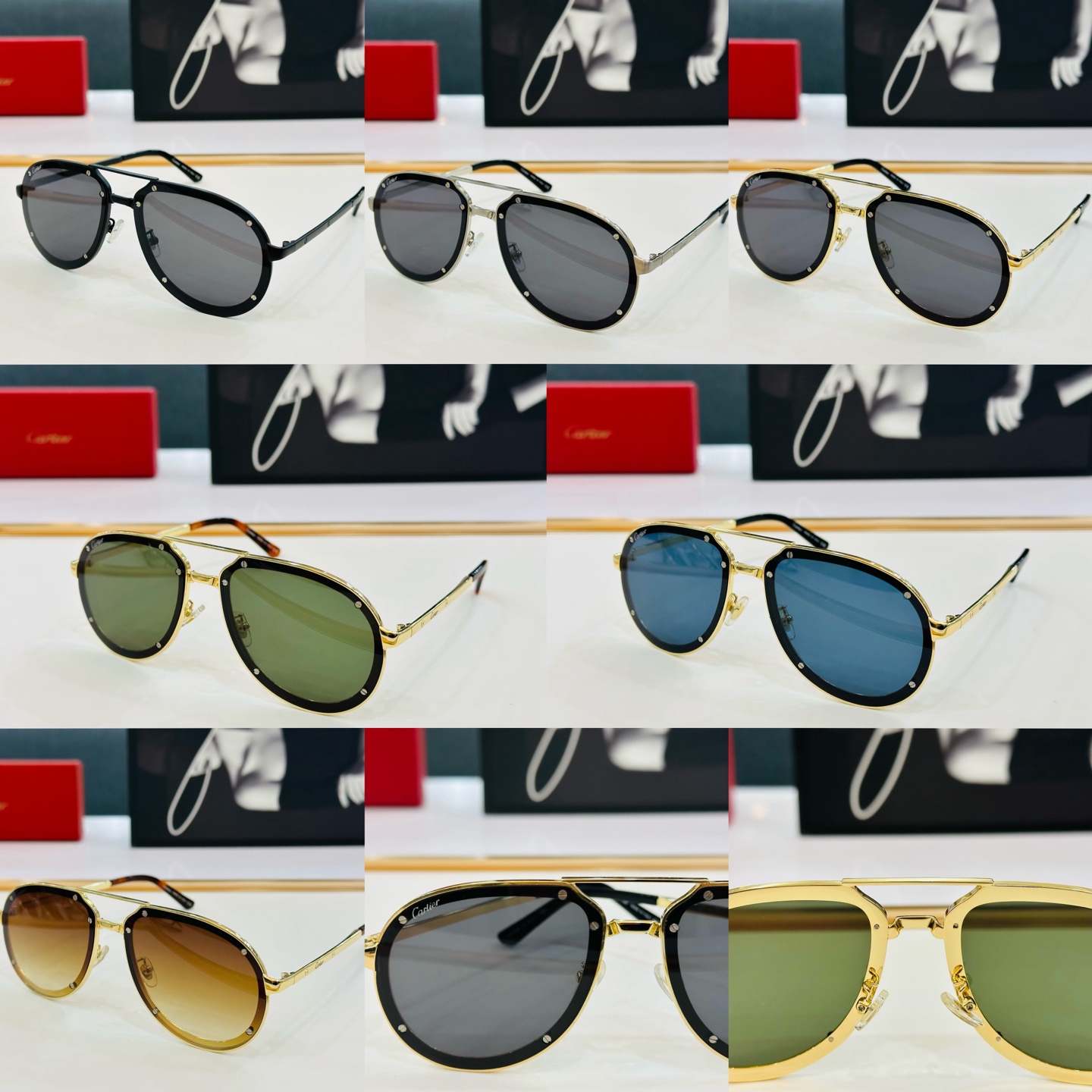 Cartier Sunglasses 6-Color