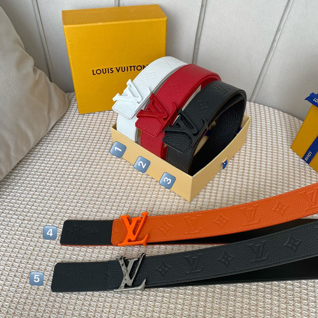 Louis Vuitton Men Belt Width 4cm