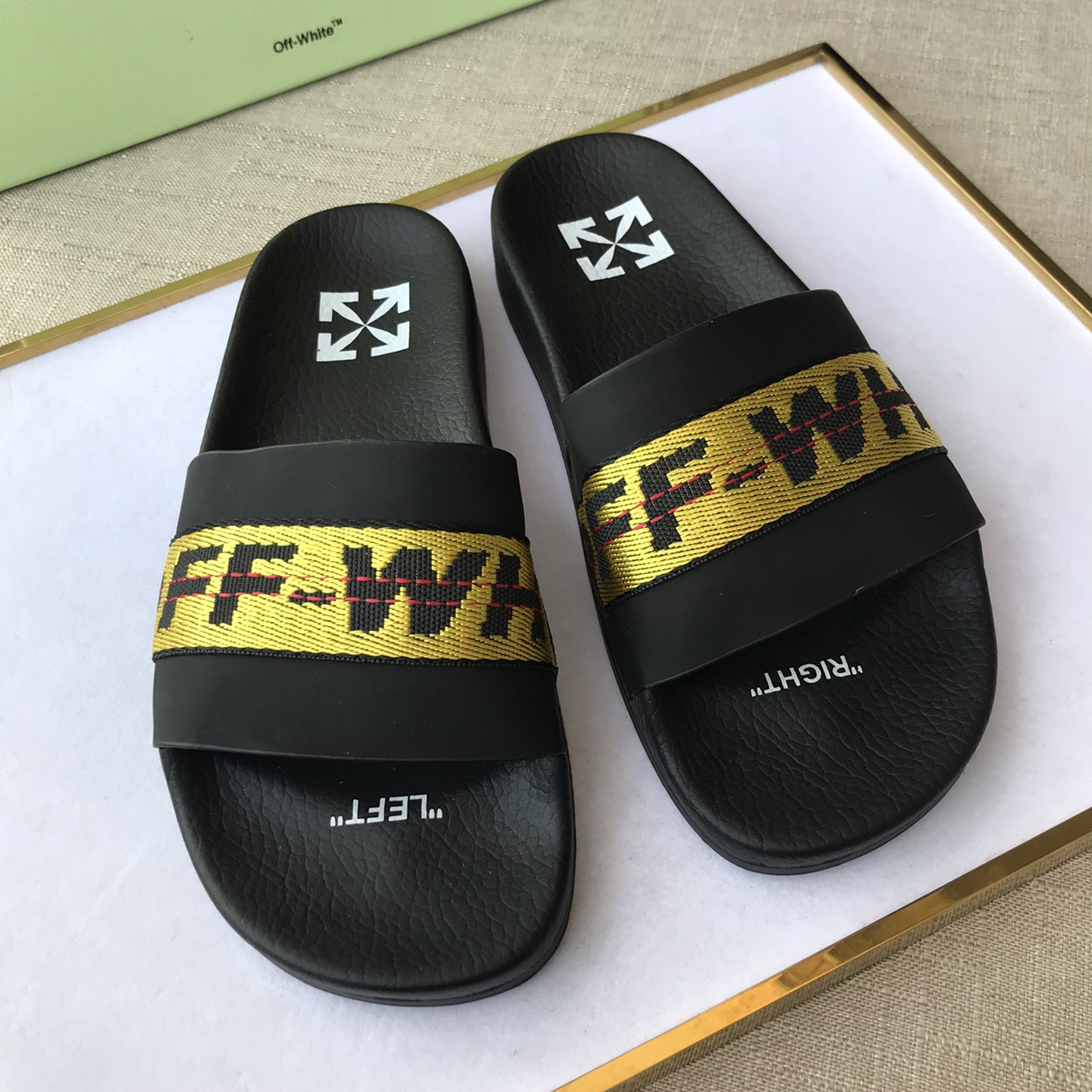 OFF White Mens Women Sandals Gr. 36-46