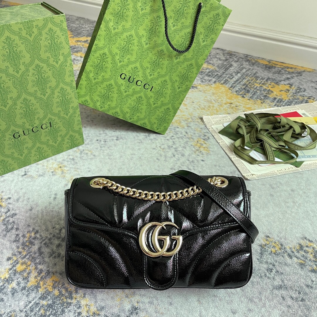 Gucci Kleine GG Marmont Shoulder Bags Size 26*15*7cm