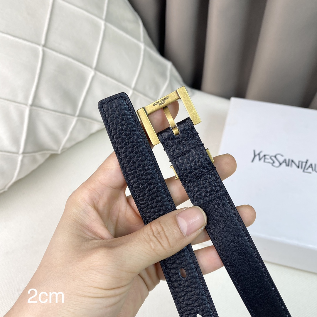 YSL Women Belt Width 2cm