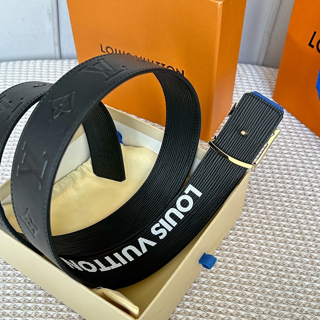 Louis Vuitton Men Belt Width 4cm