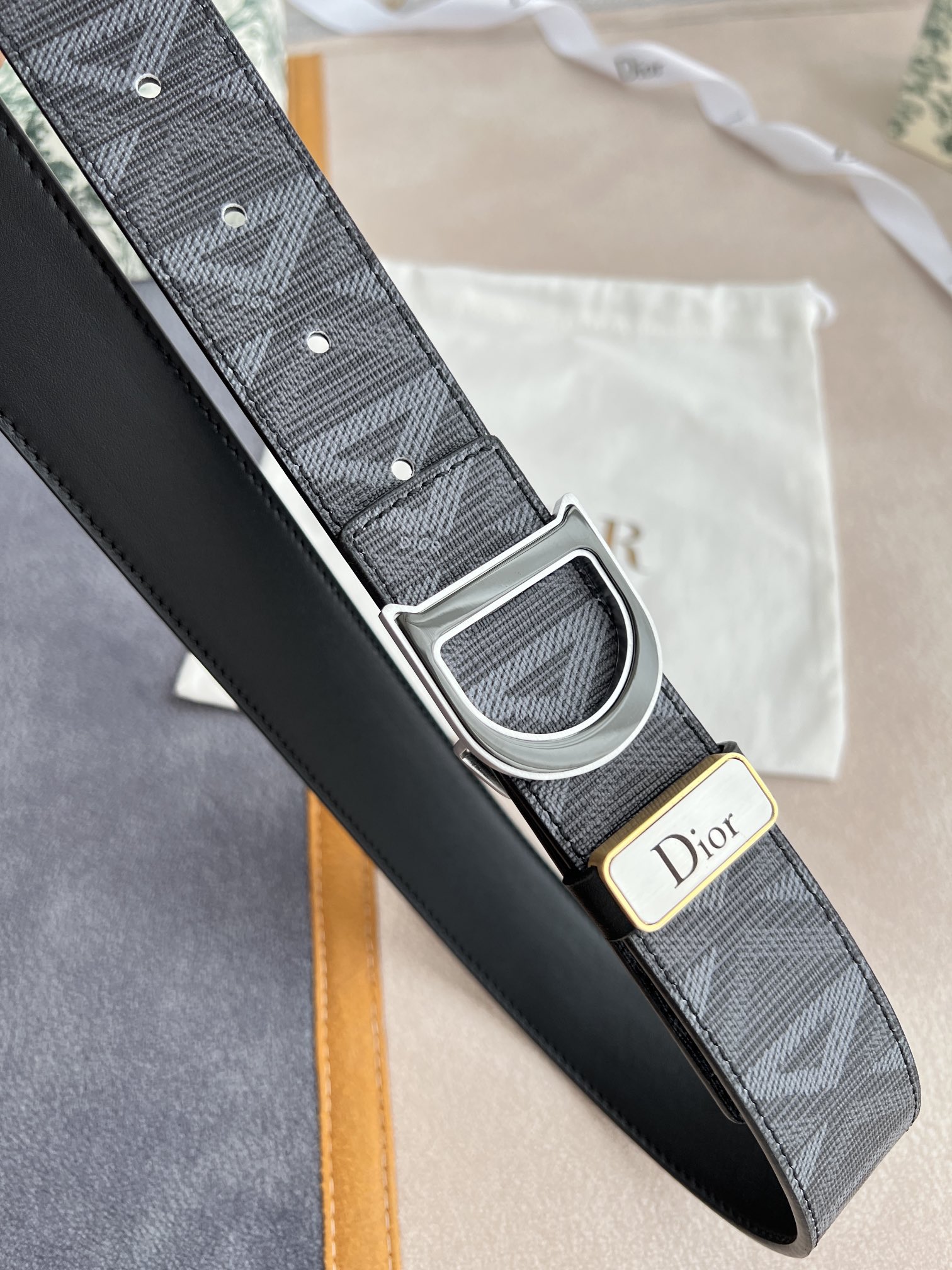 Dior Men Belt Width 3.5cm
