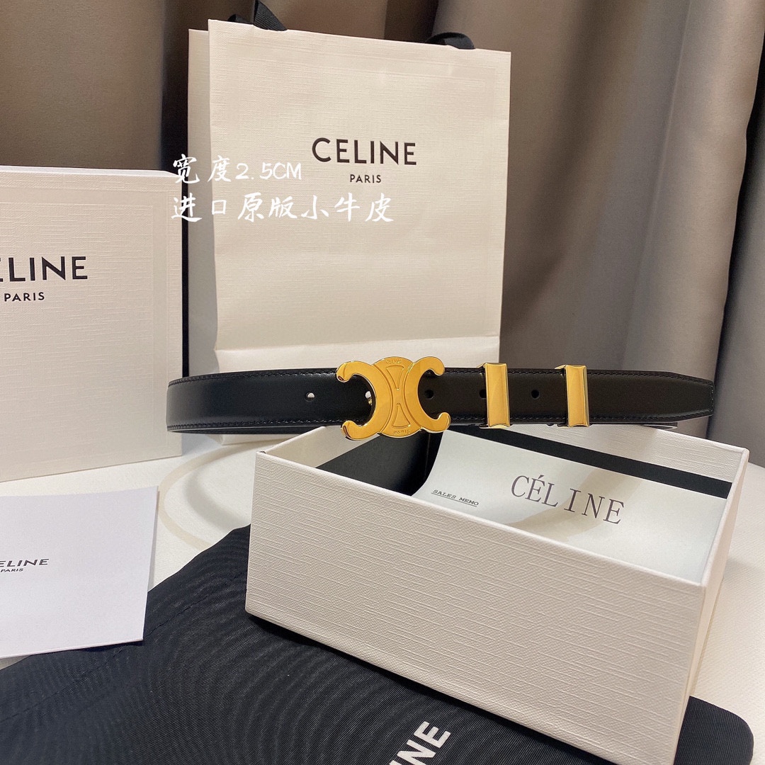 Celine Women Belt Width 2.5cm