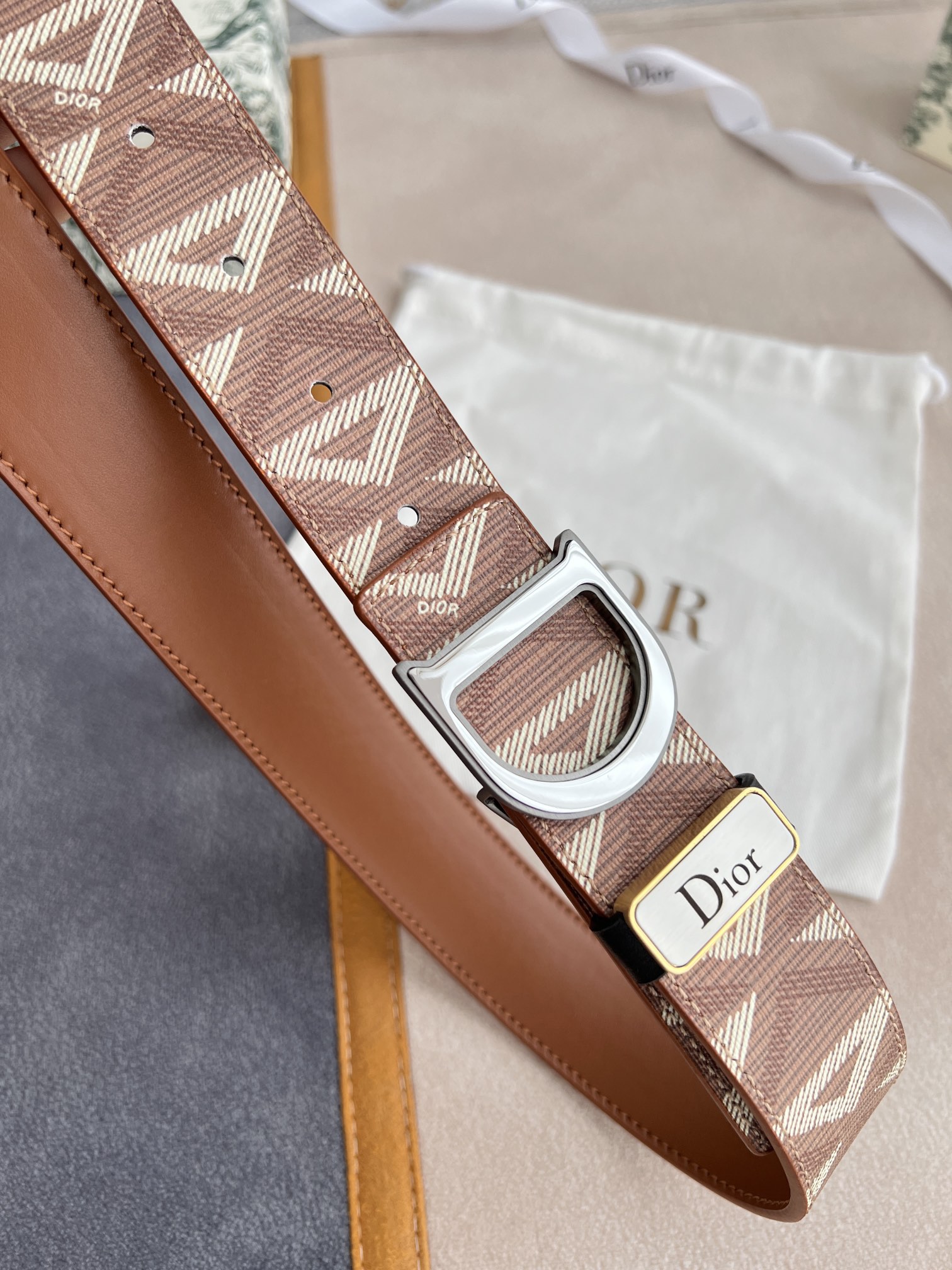 Dior Men Belt Width 3.5cm