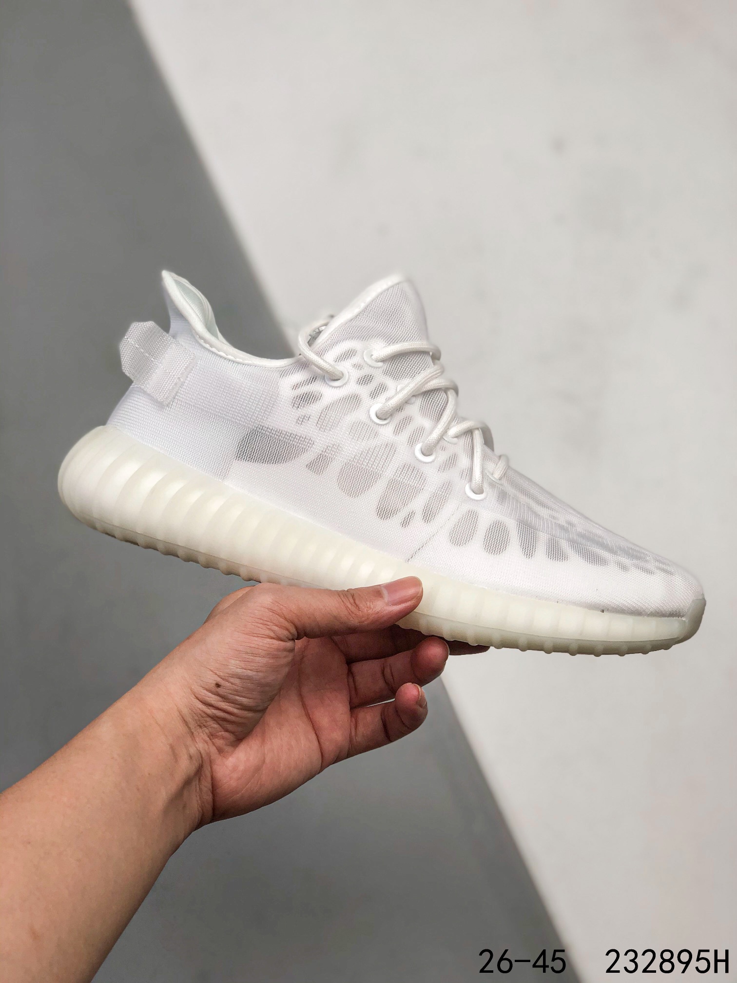 Yeezy 350 Boost 350 V2 Mono Lce Mens/Women Sneakers Shoes White 36 - 45