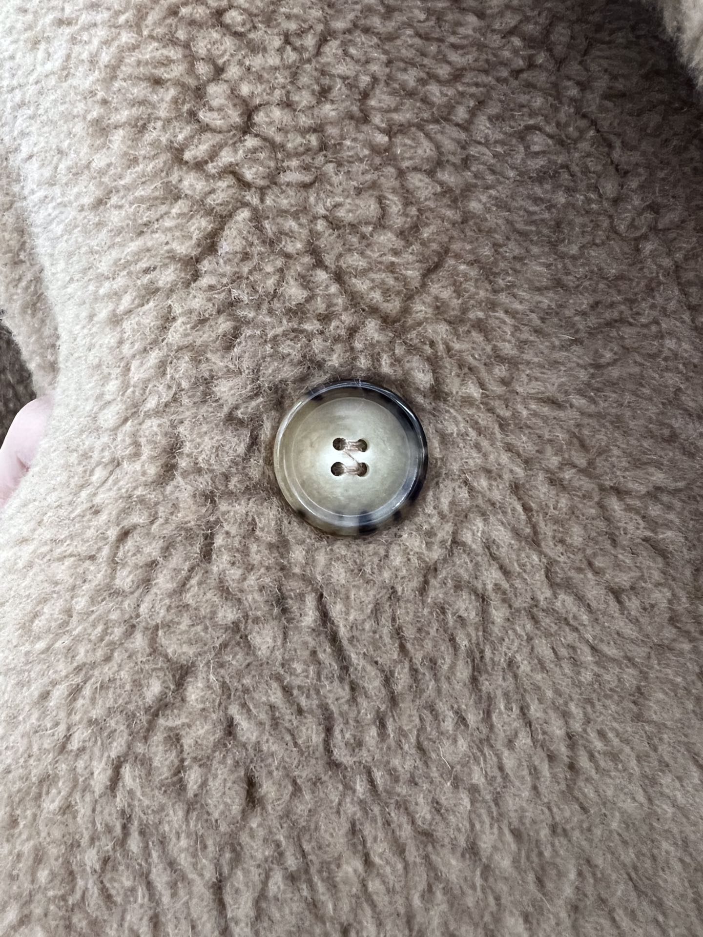 Max Mara Teddy fur long coat Size XS-M