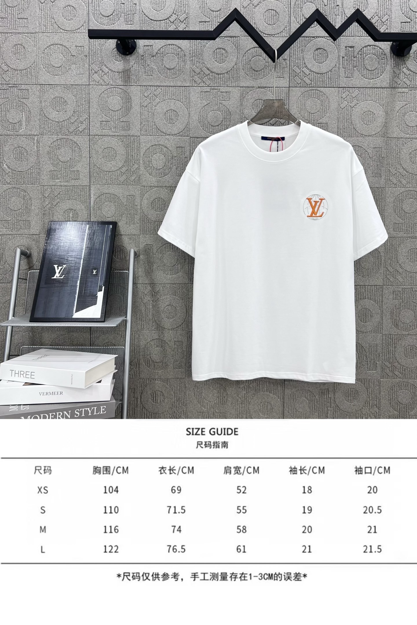 Louis Vuitton T Shirt  Embroider Logo Size XS-L