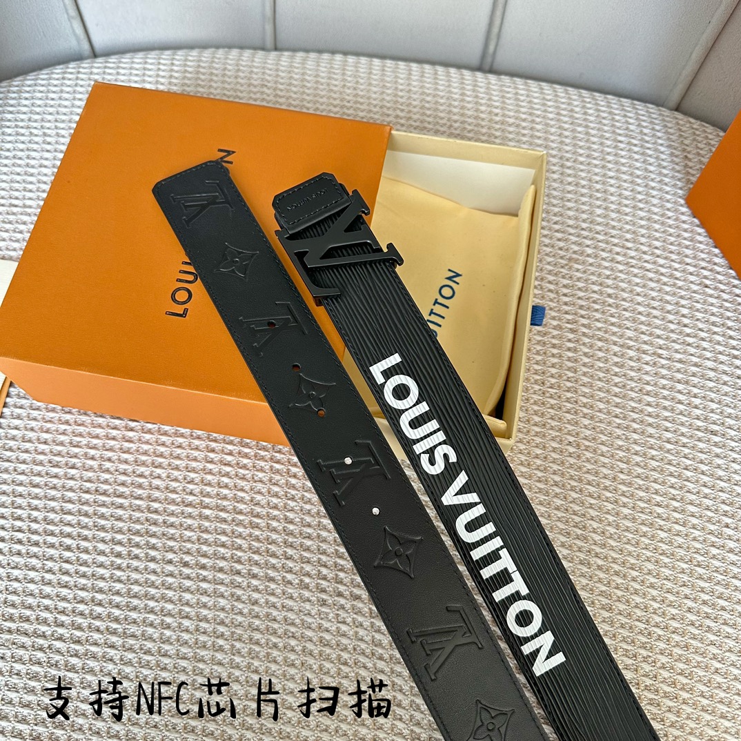 Louis Vuitton Men Belt Width 4cm