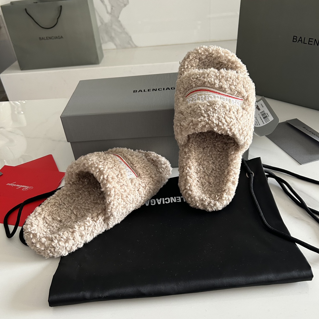 Balenciaga 23FW New Winter Slippers Size 35-41
