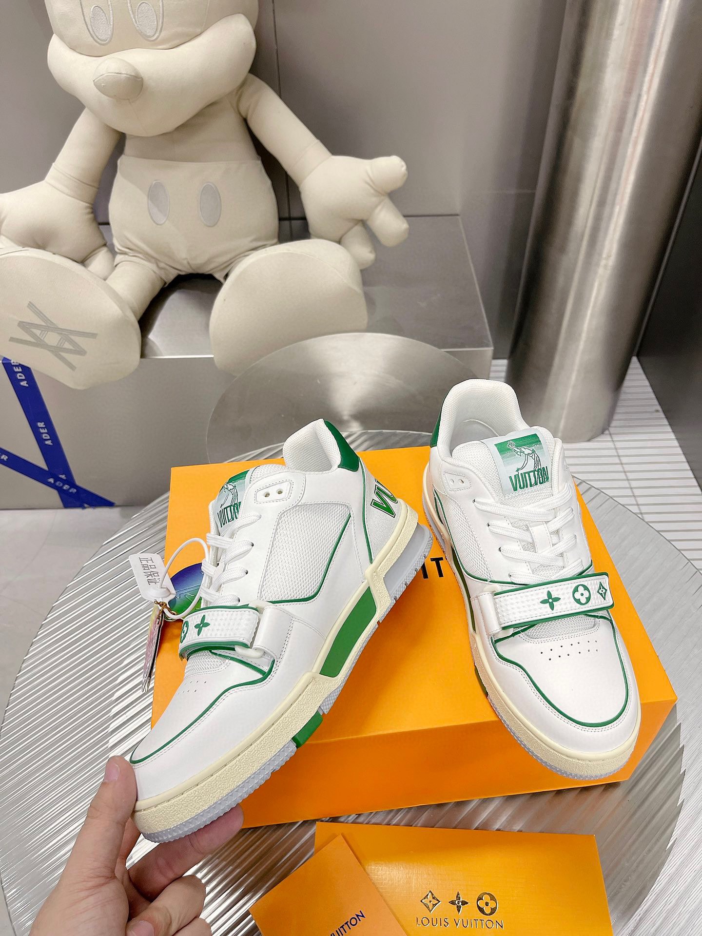 Louis Vuitton LV Trainer Velcro Strap Sneaker Size 36-46