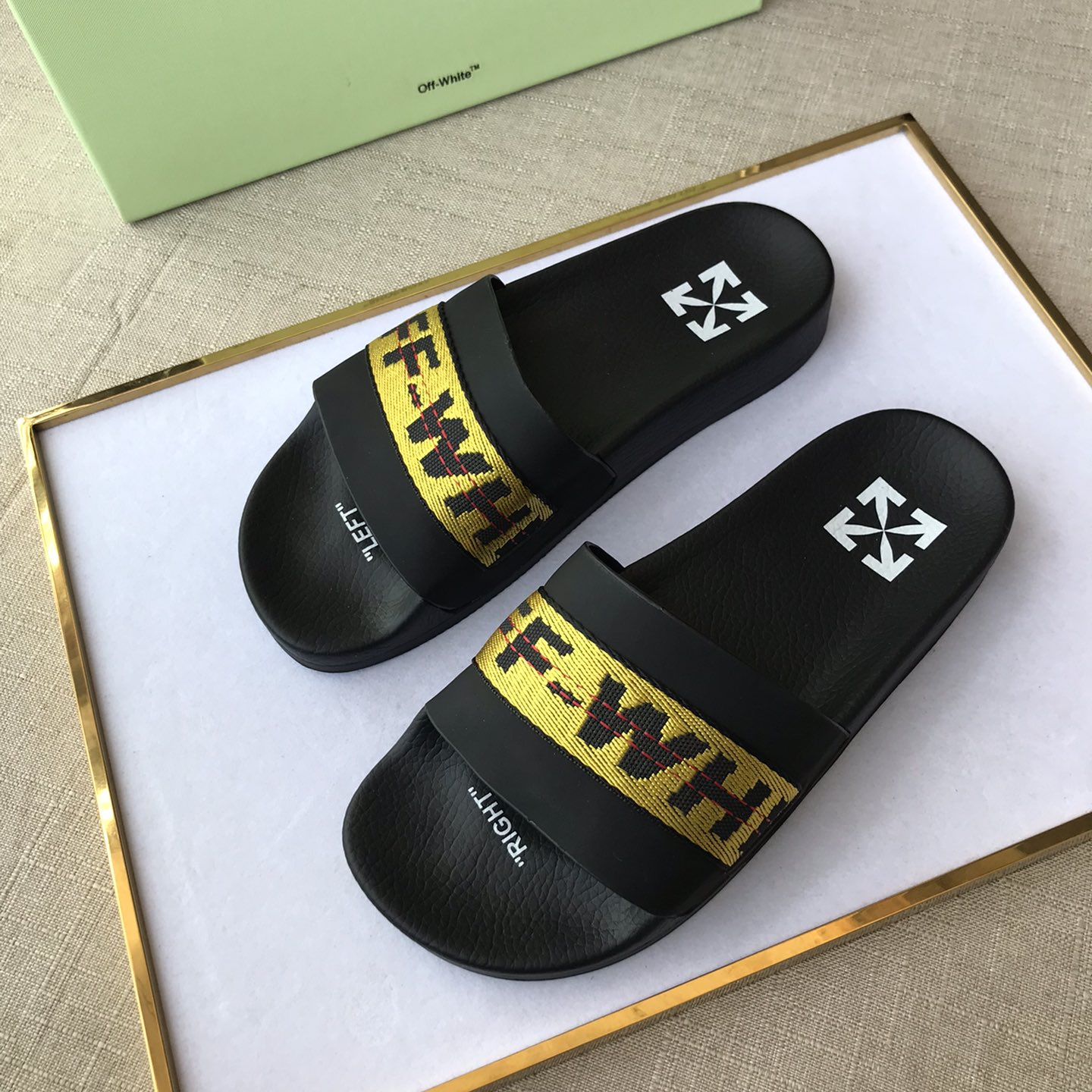 OFF White Mens Women Sandals Gr. 36-46