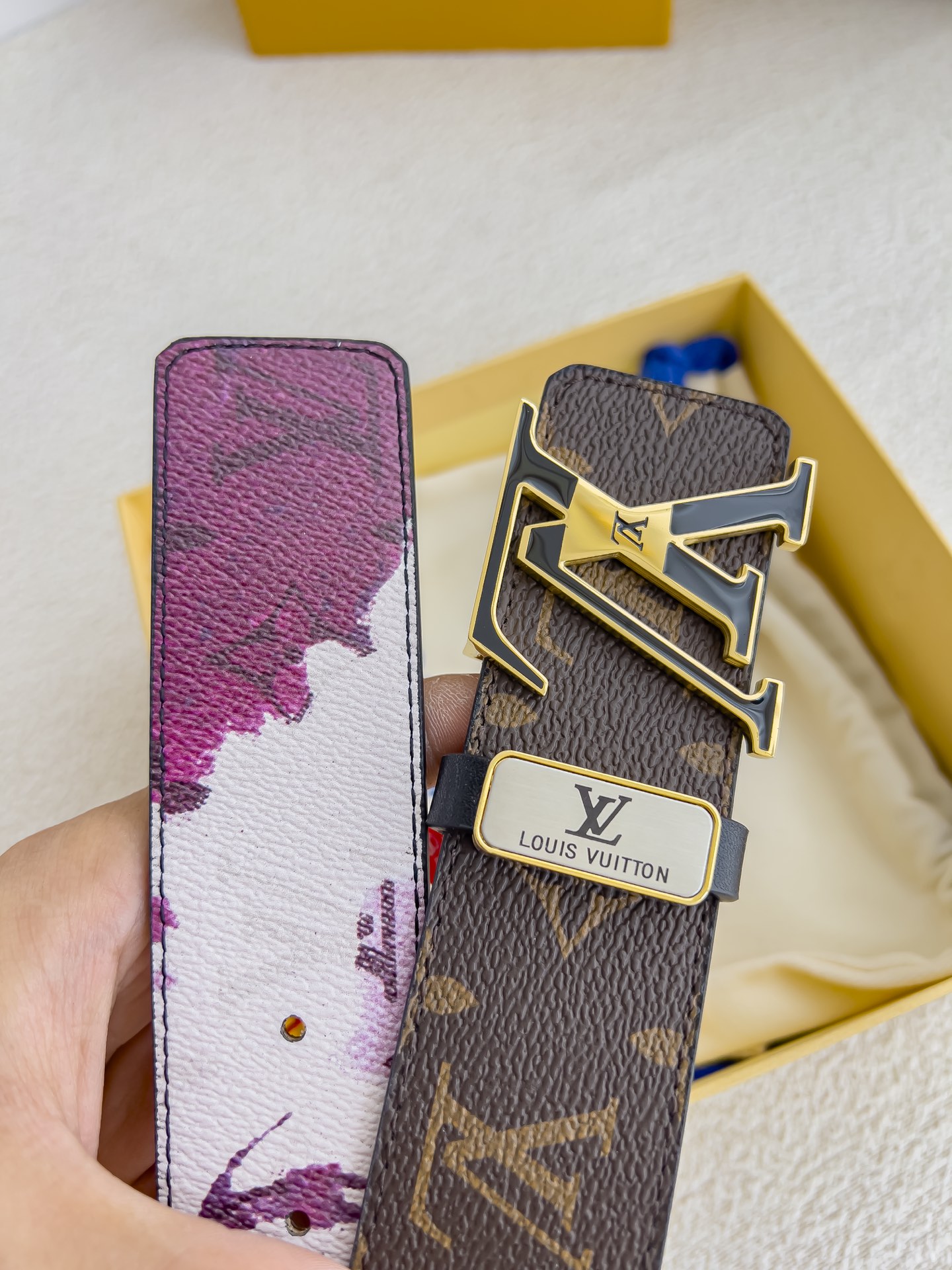 Louis Vuitton Men Belt Width 3.8cm