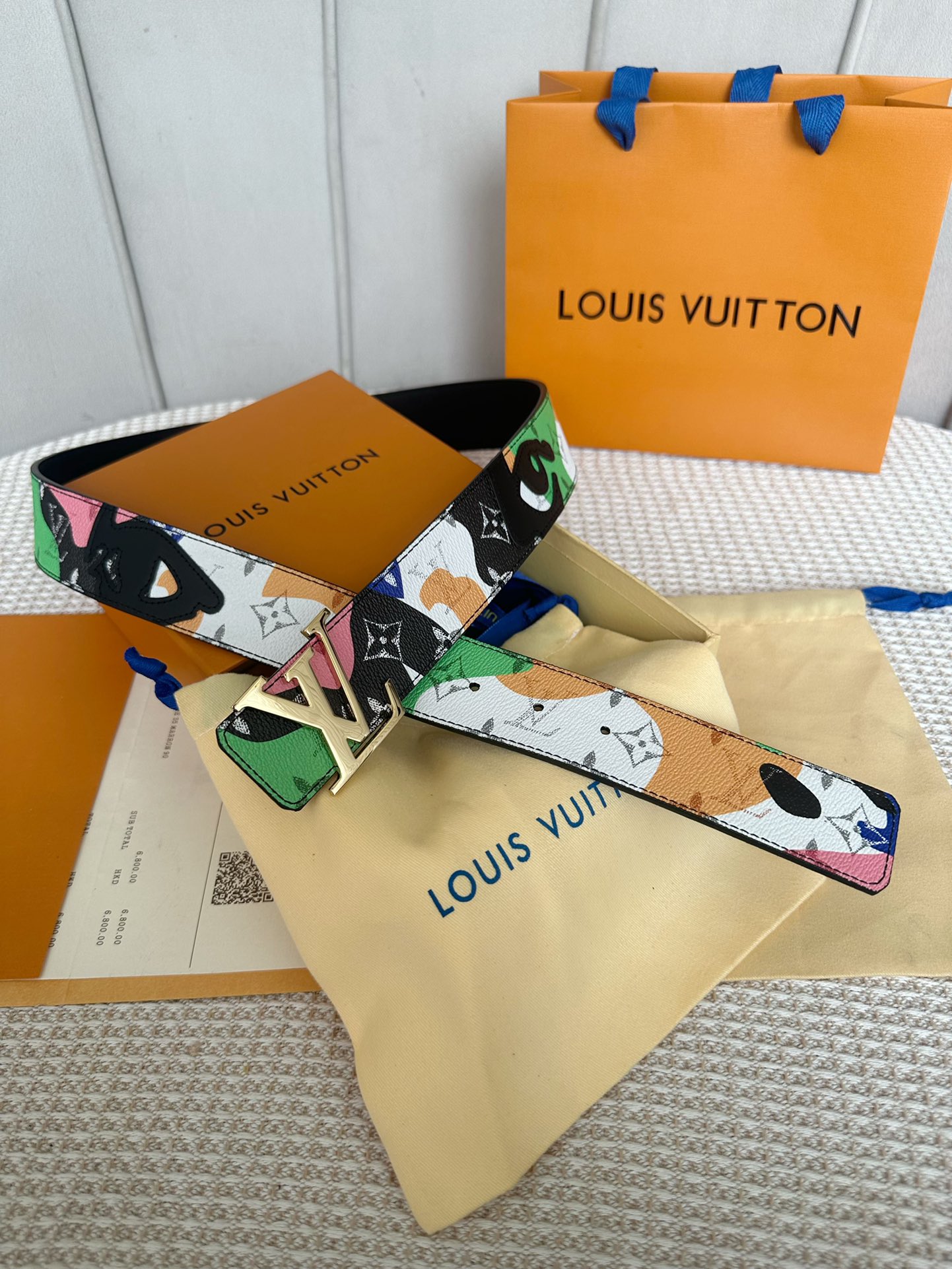 Louis Vuitton Men Belt Width 4cm