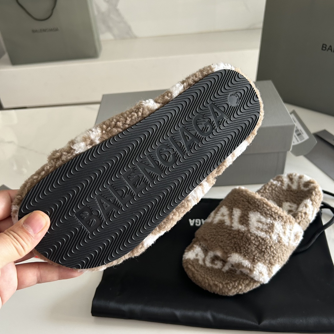 Balenciaga 23FW New Winter Slippers Size 35-41