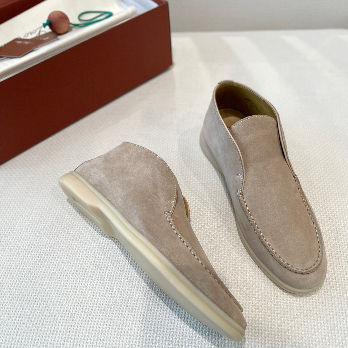 Loro Piana Unisex Loafers High Top Size 36-45