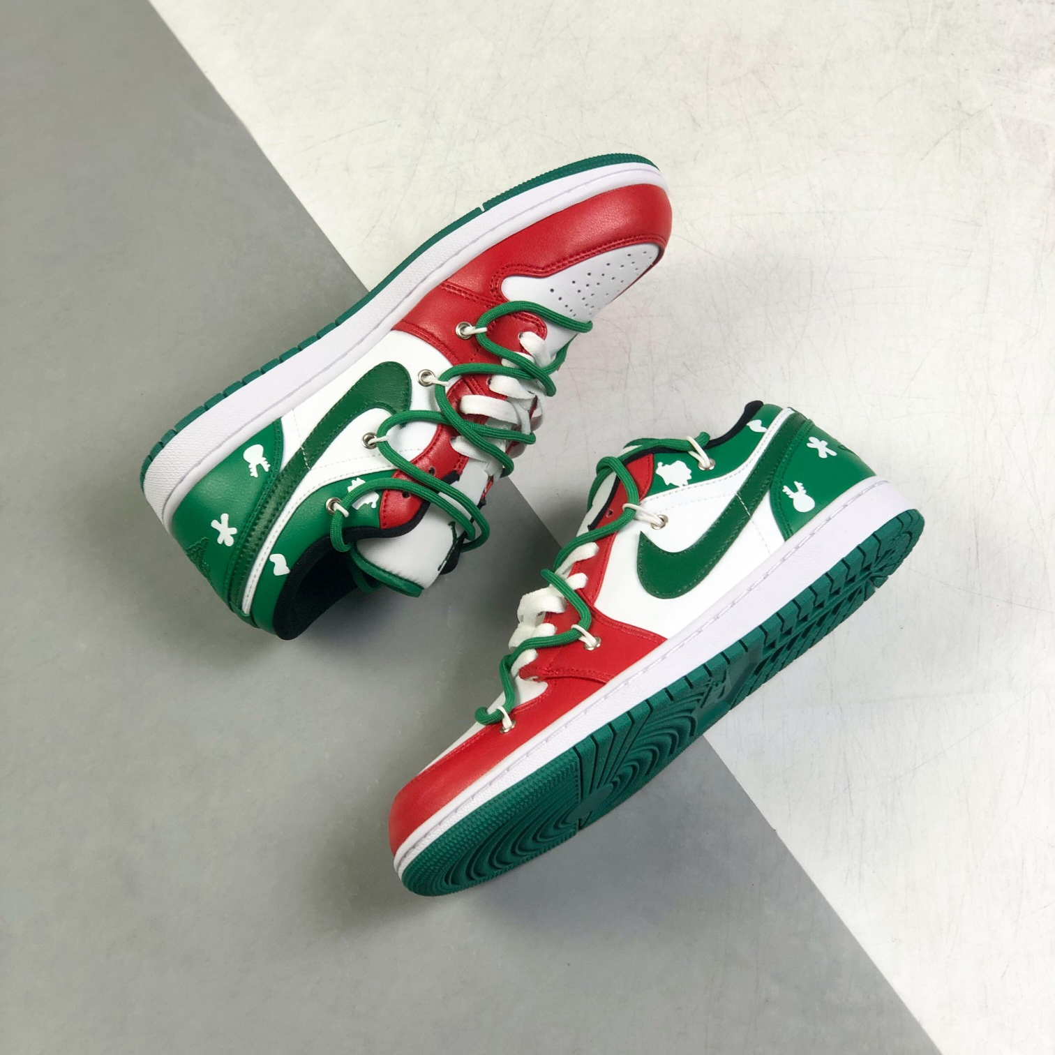 Nike Air Jordan 1 x OFF White Low Top Sneakers Shoes Gr. 36-46