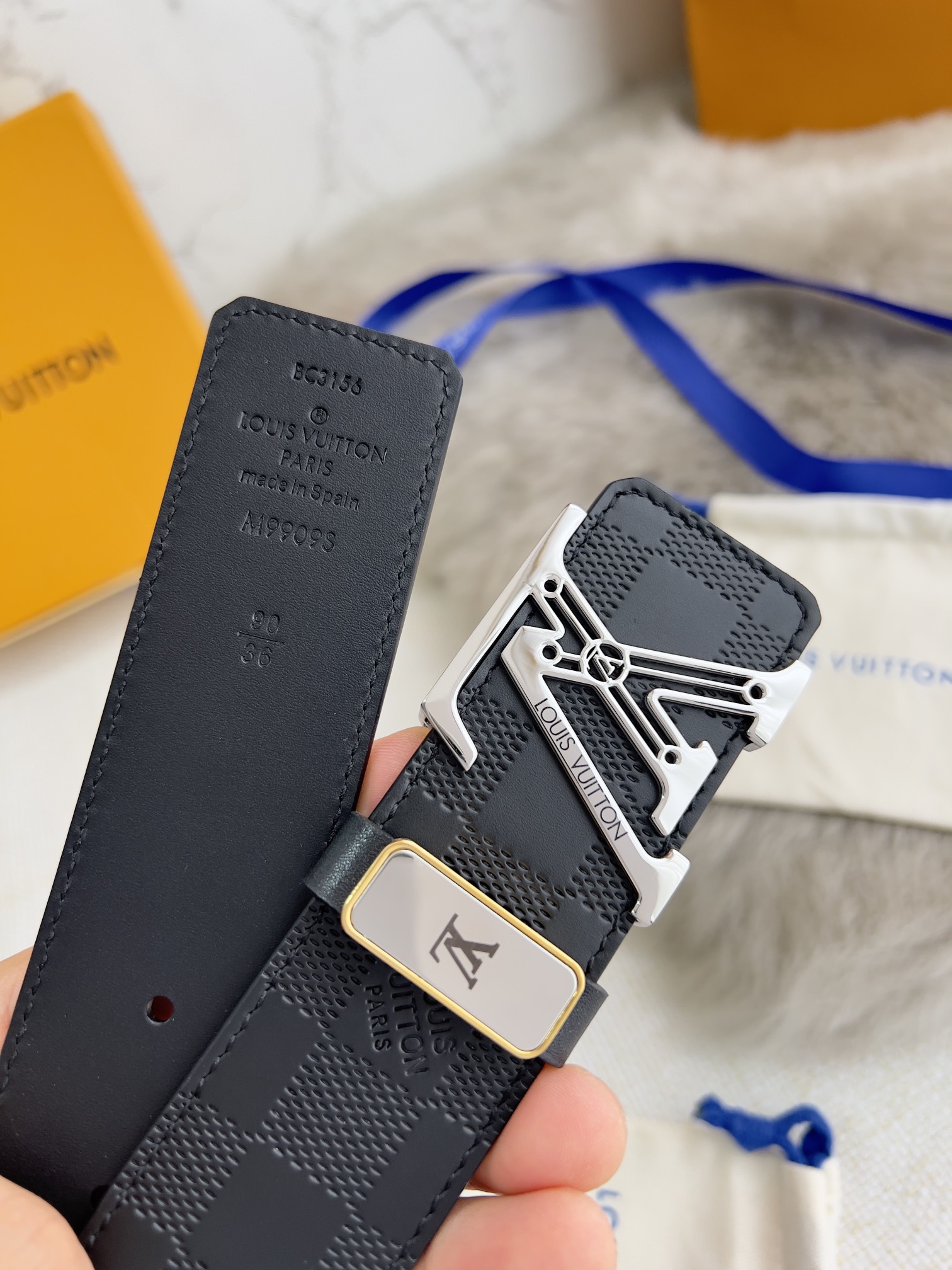 Louis Vuitton Men Belt Width 3.8cm