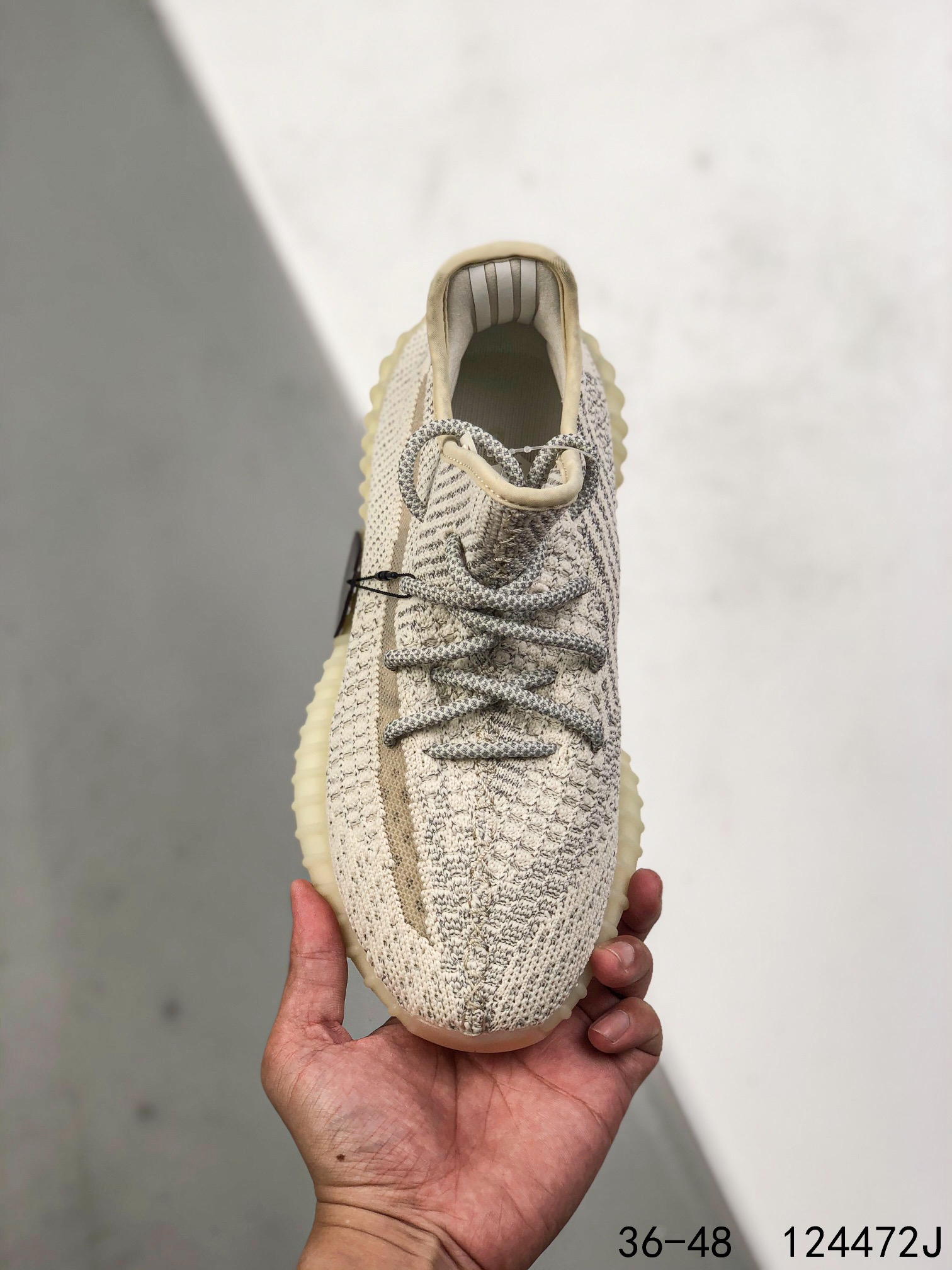 Yeezy 350 Boost 350 V2 Mens/Women Sneakers Shoes Light Yellow 36 - 45