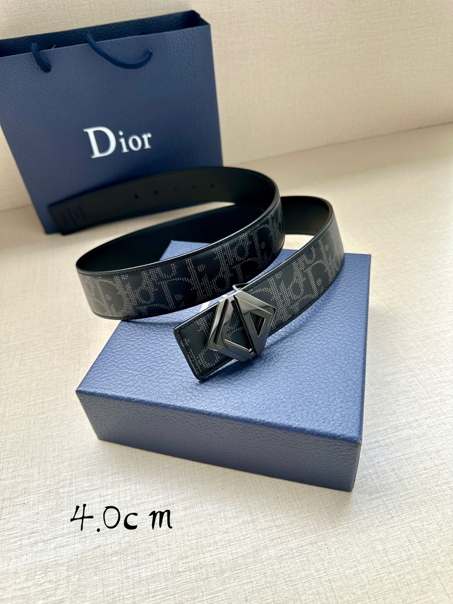 Dior Men Belt Width 4cm