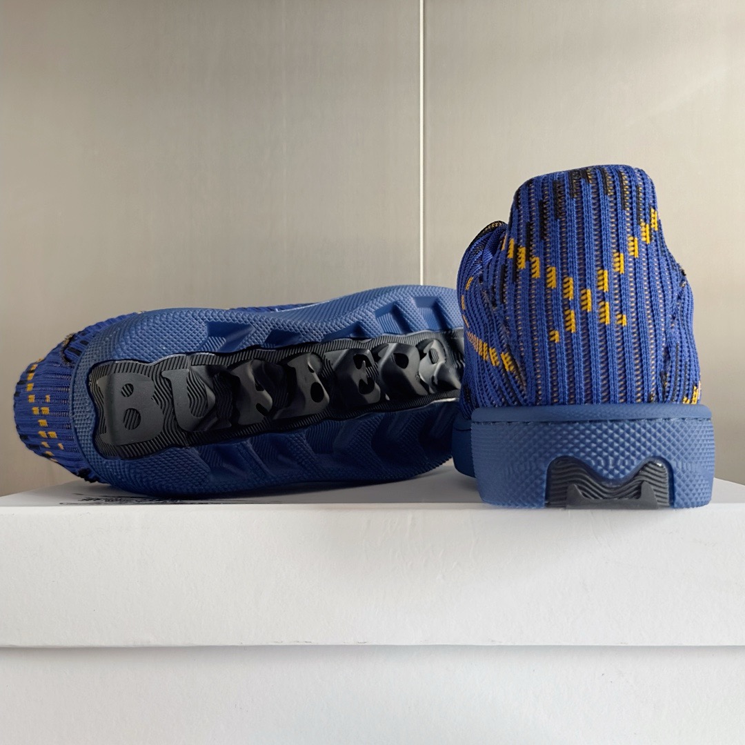 Burberry 2024 New Check Knit Box Sneaker Size 36-45