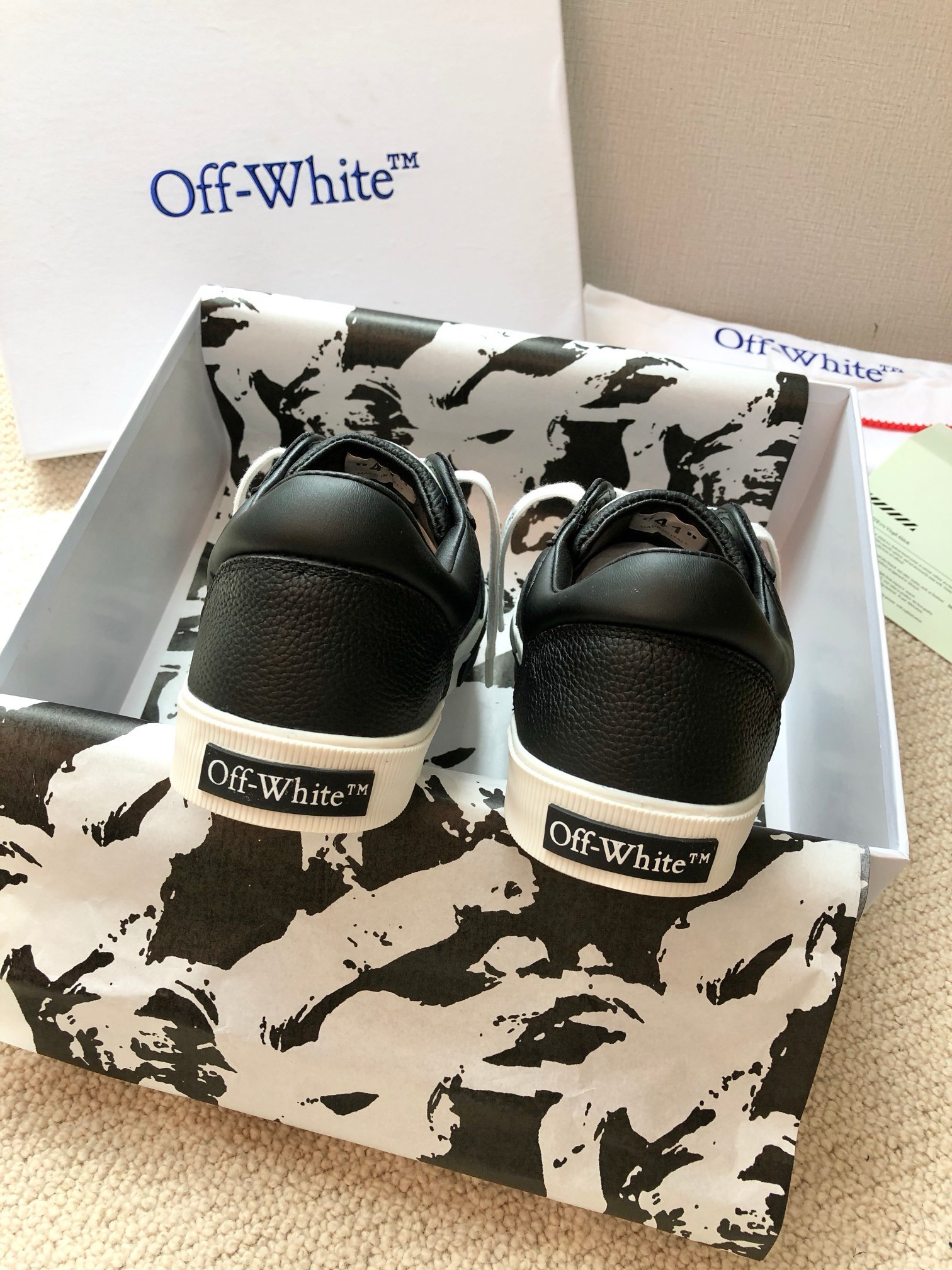 OFF White 2024ss New Low Vulcanized Sneaker Size 36-45