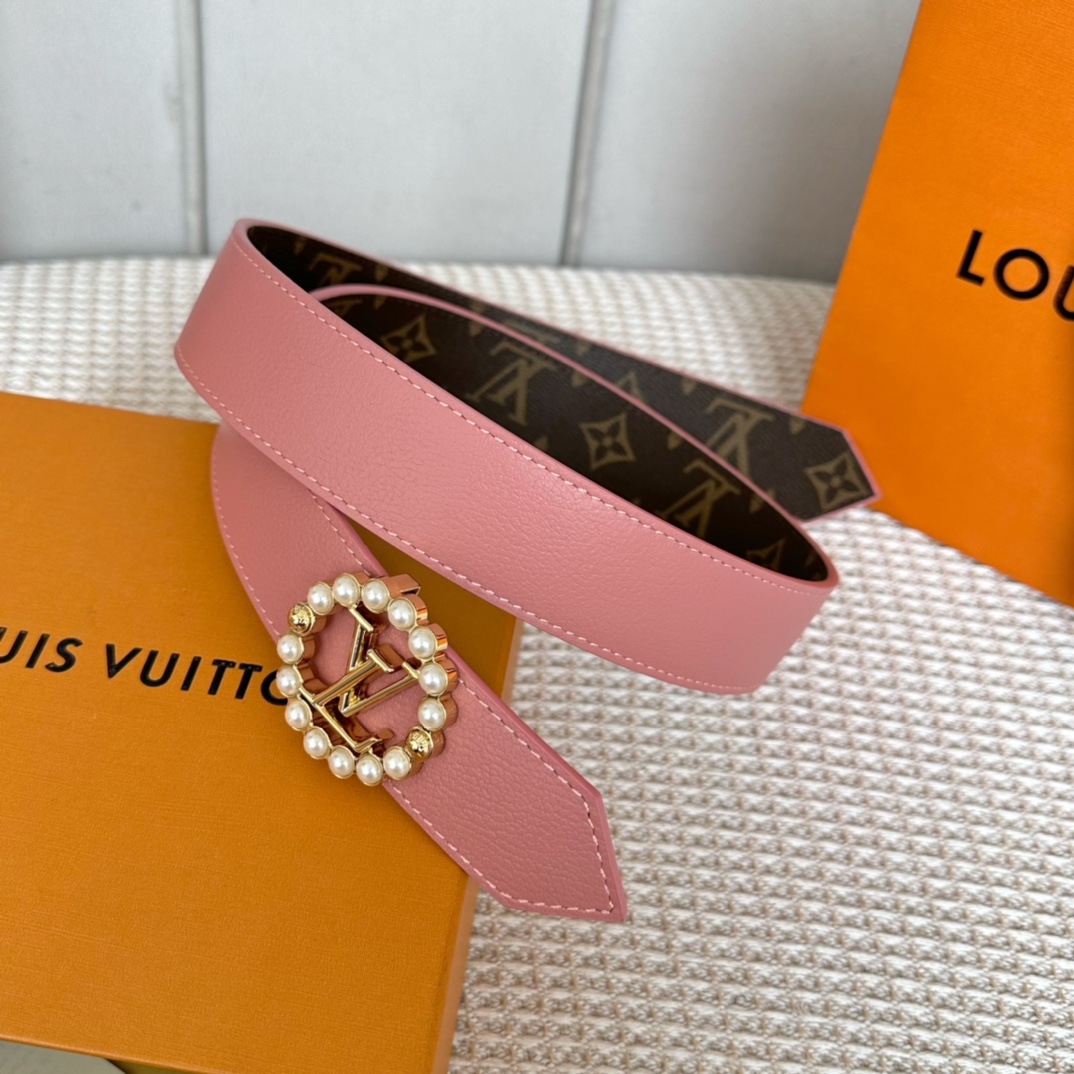 Louis Vuitton Women Belt Width 3.5cm