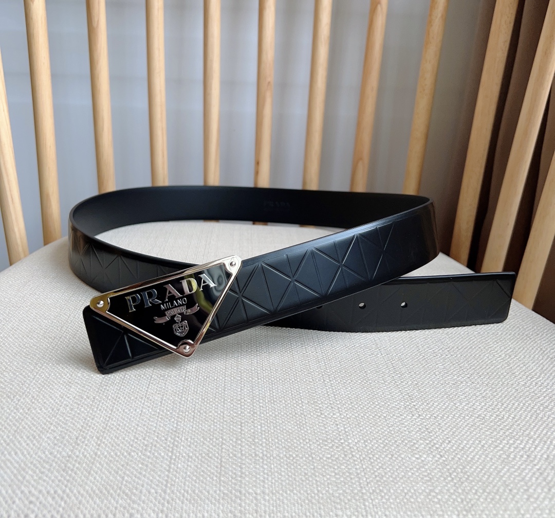 Prada Men Belt Width 3.5cm