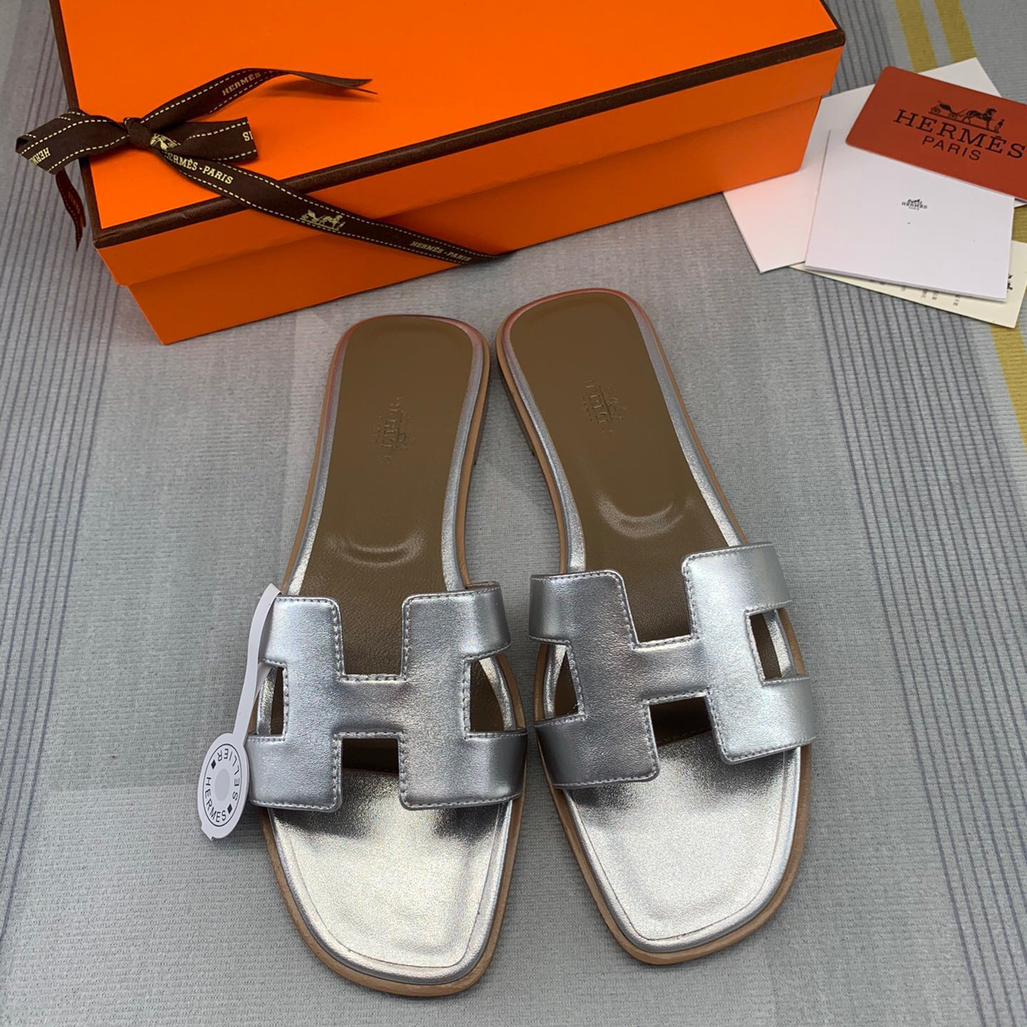 Hermes Oran Slippers Size 35-41 11-Color