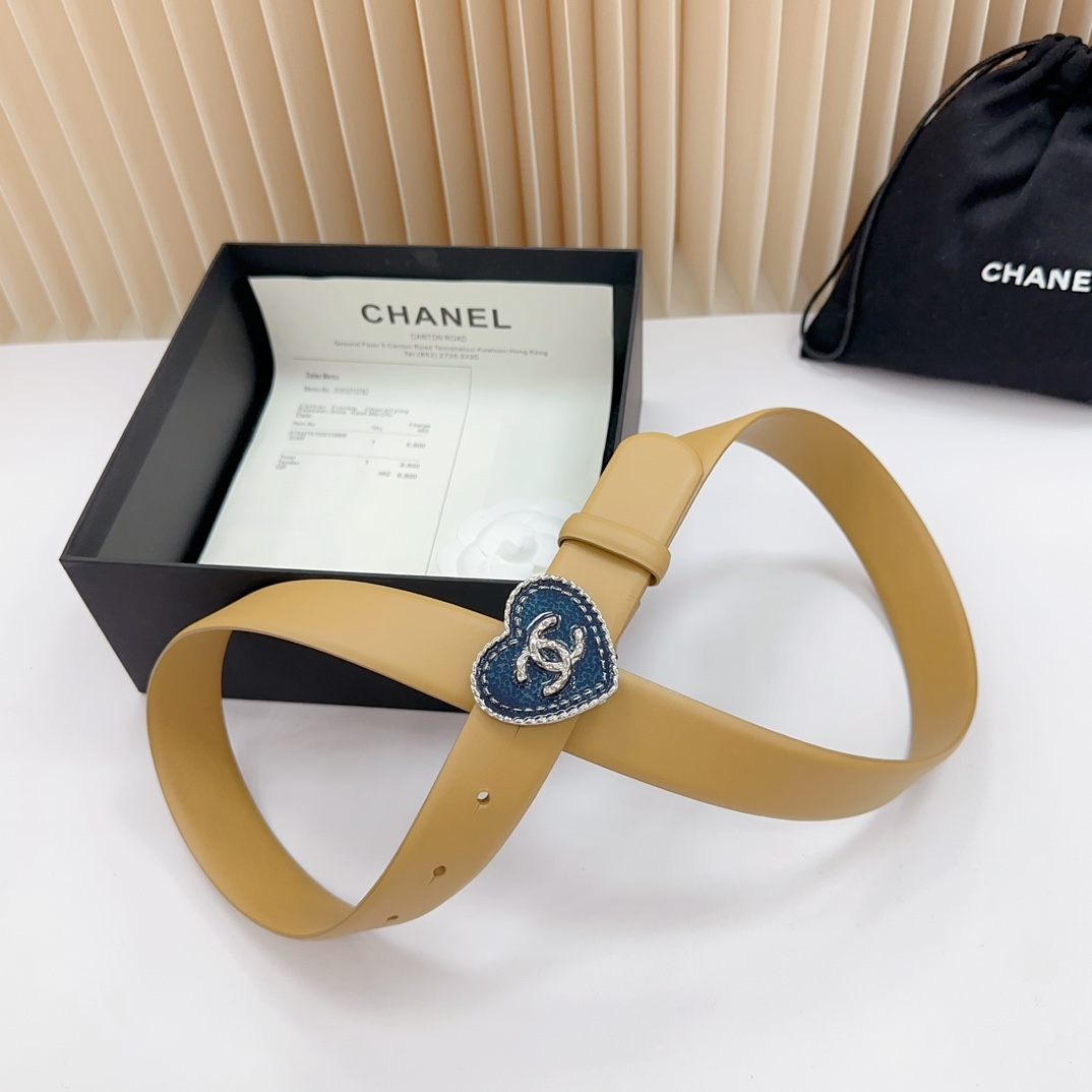 Chanel Women Belt Width 3cm